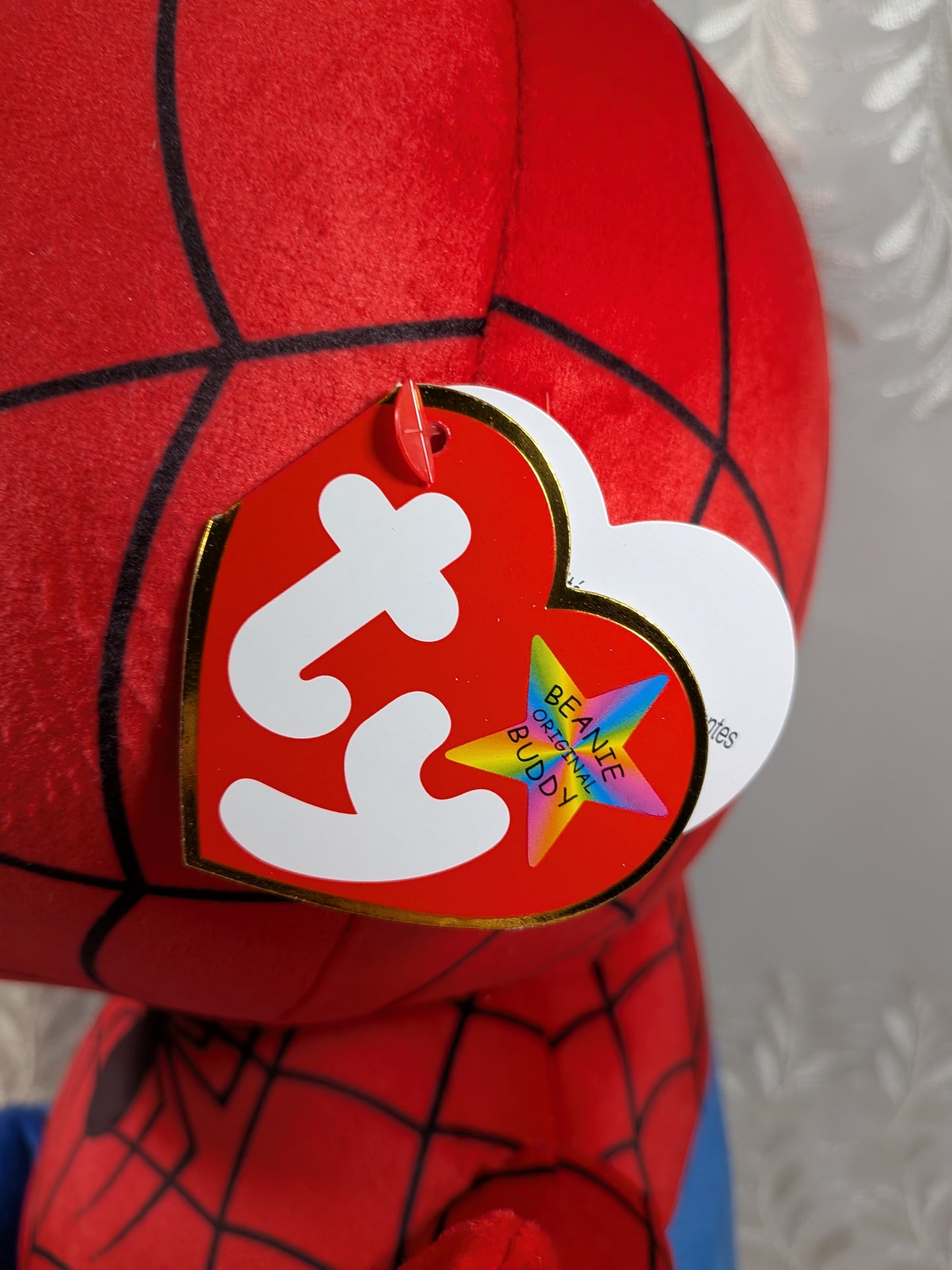 Ty Beanie Buddy - Spider-Man from marvel (19in) *Huge*
