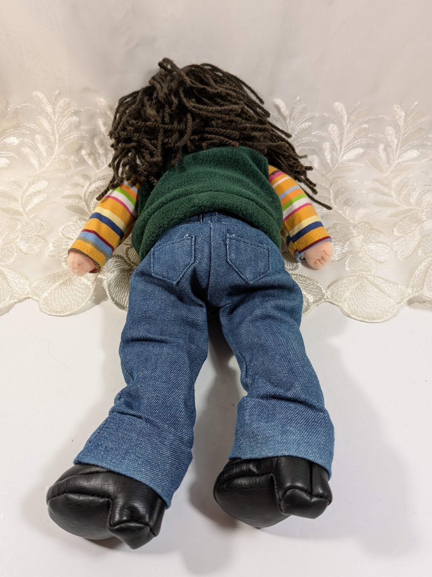 Ty Beanie Boppers - Spunky Sammie The Girl Doll (12in)
