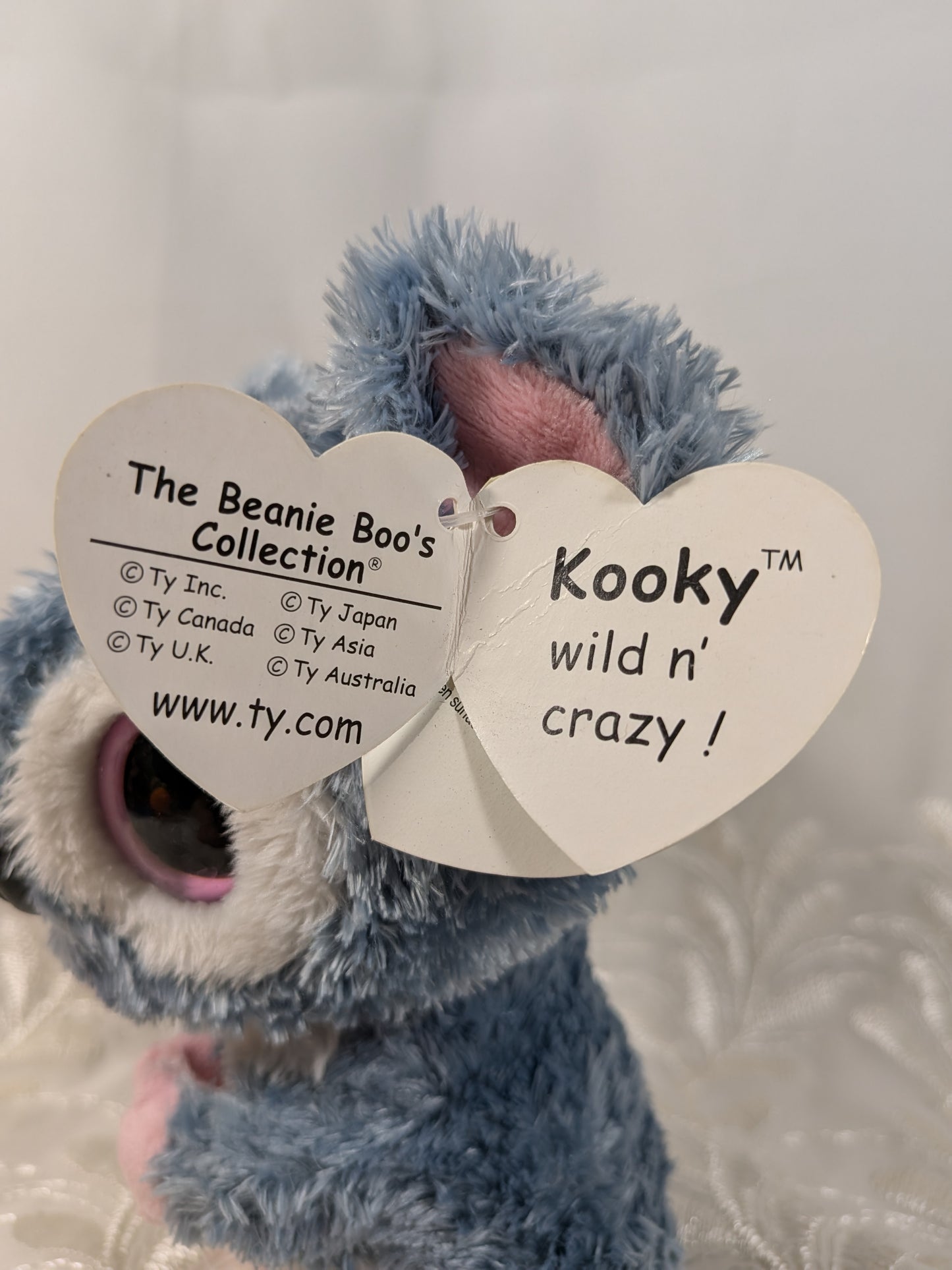 Ty Beanie Boo - Kooky The Koala (6in) *Rare* First Generation, Purple Tag - Non-mint Tag