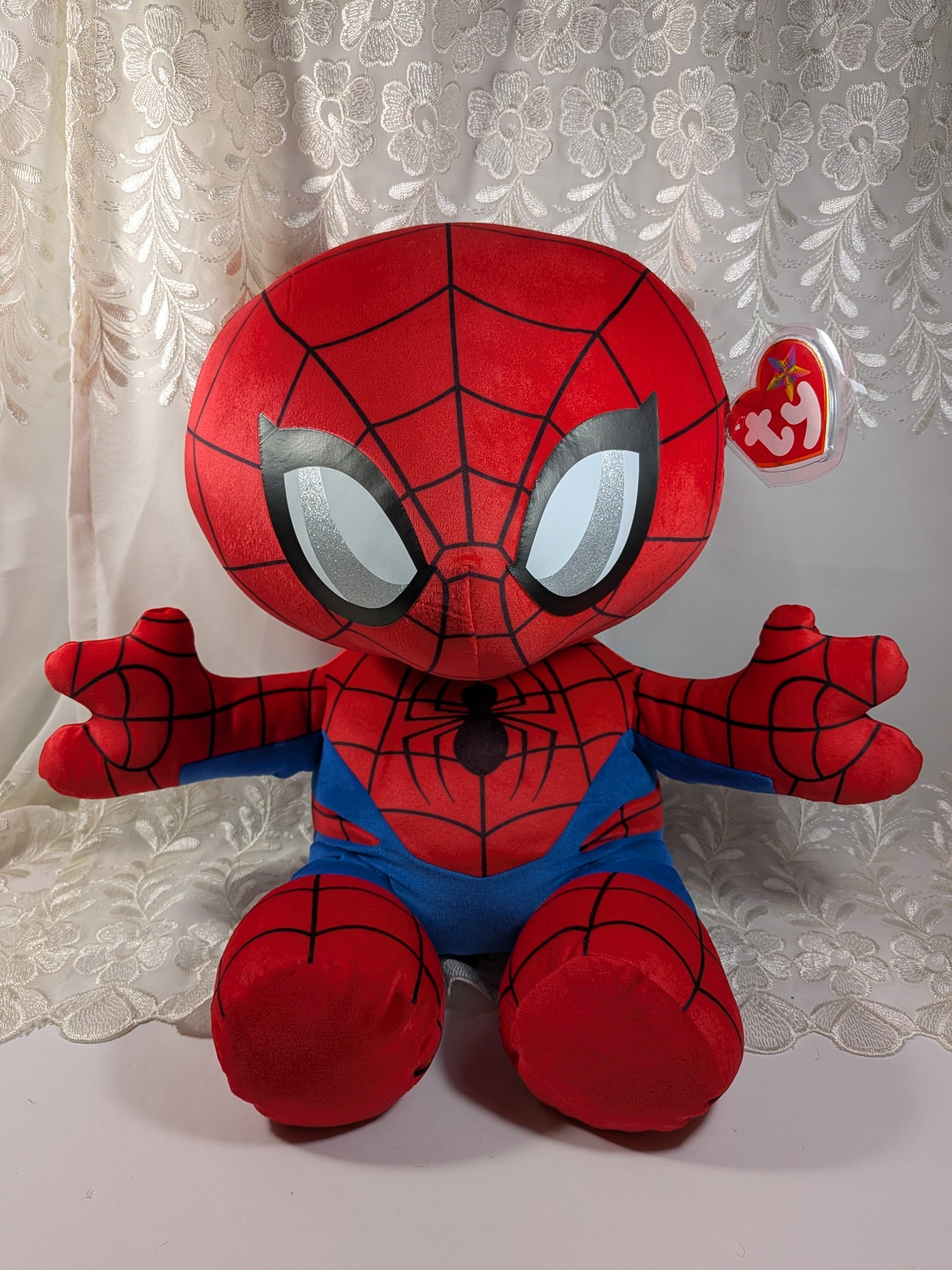Ty Beanie Buddy - Spider-Man from marvel (19in) *Huge*