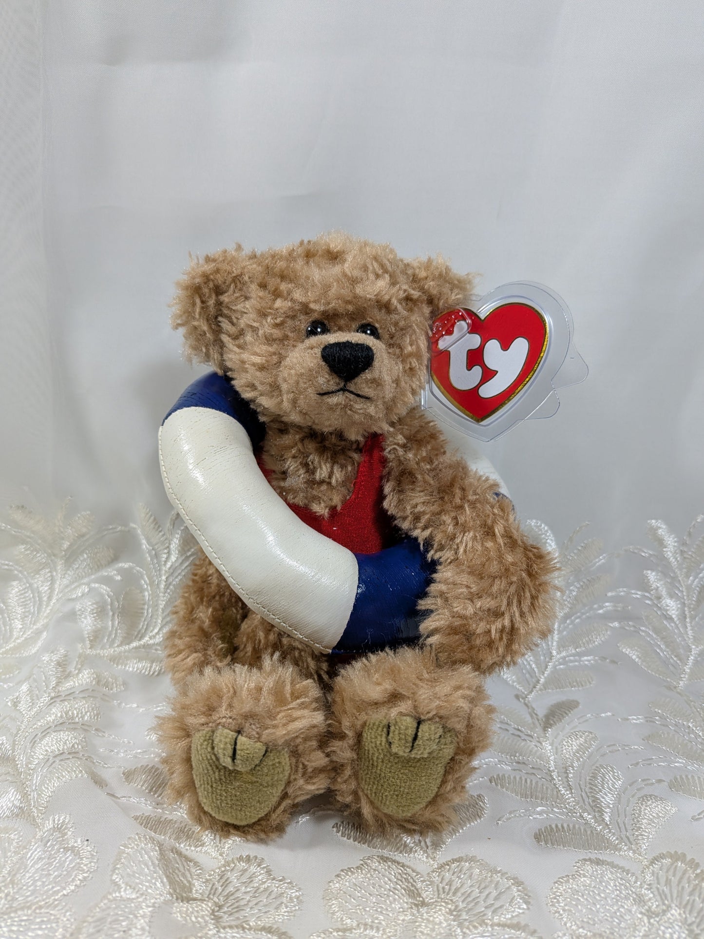 Ty Attic Treasure Collection - Allura The Swimming Bear (8in) - Vintage Beanies Canada