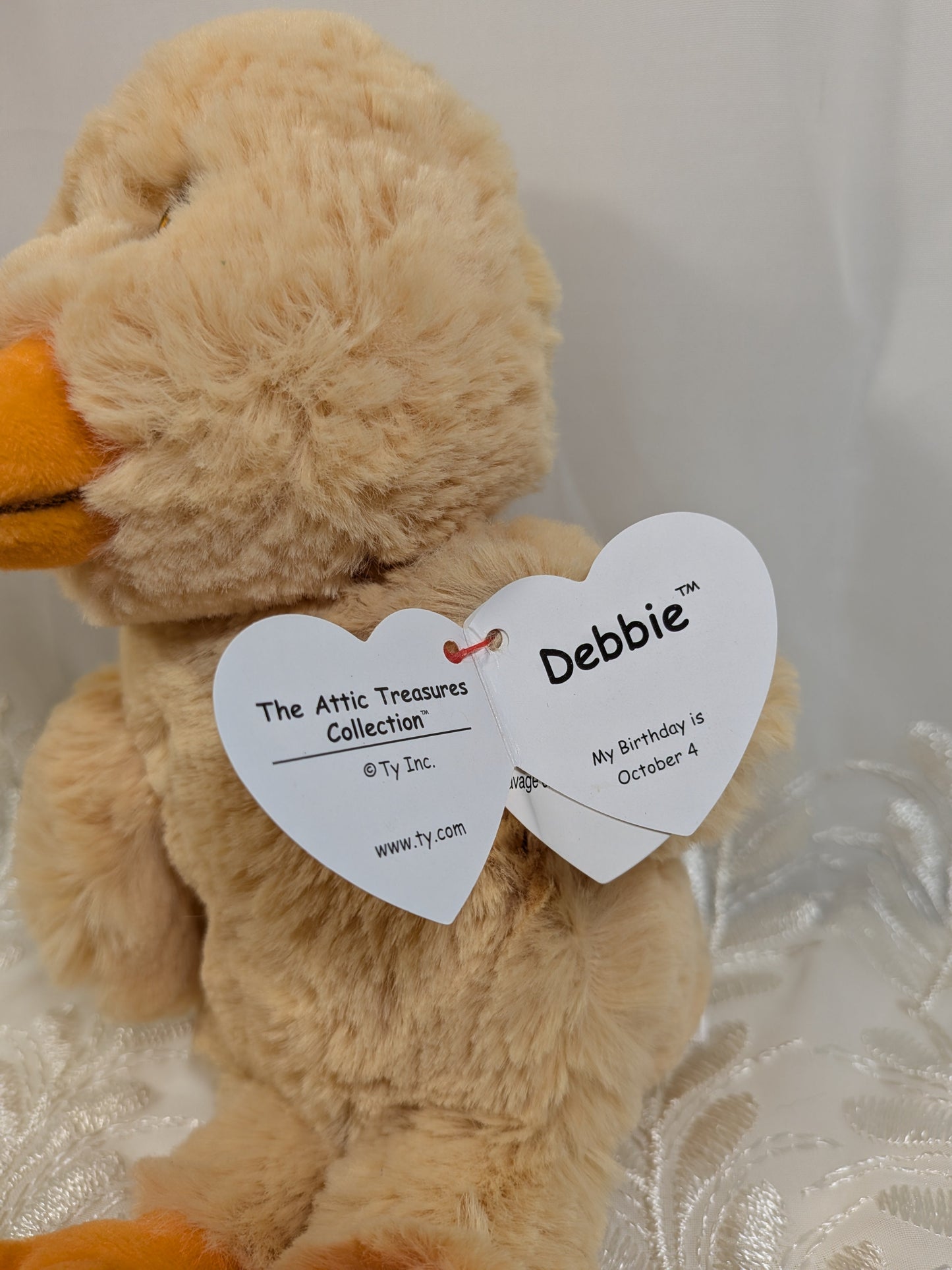 Ty Attic Treasure - Debbie the Duck (8.5in) - Vintage Beanies Canada