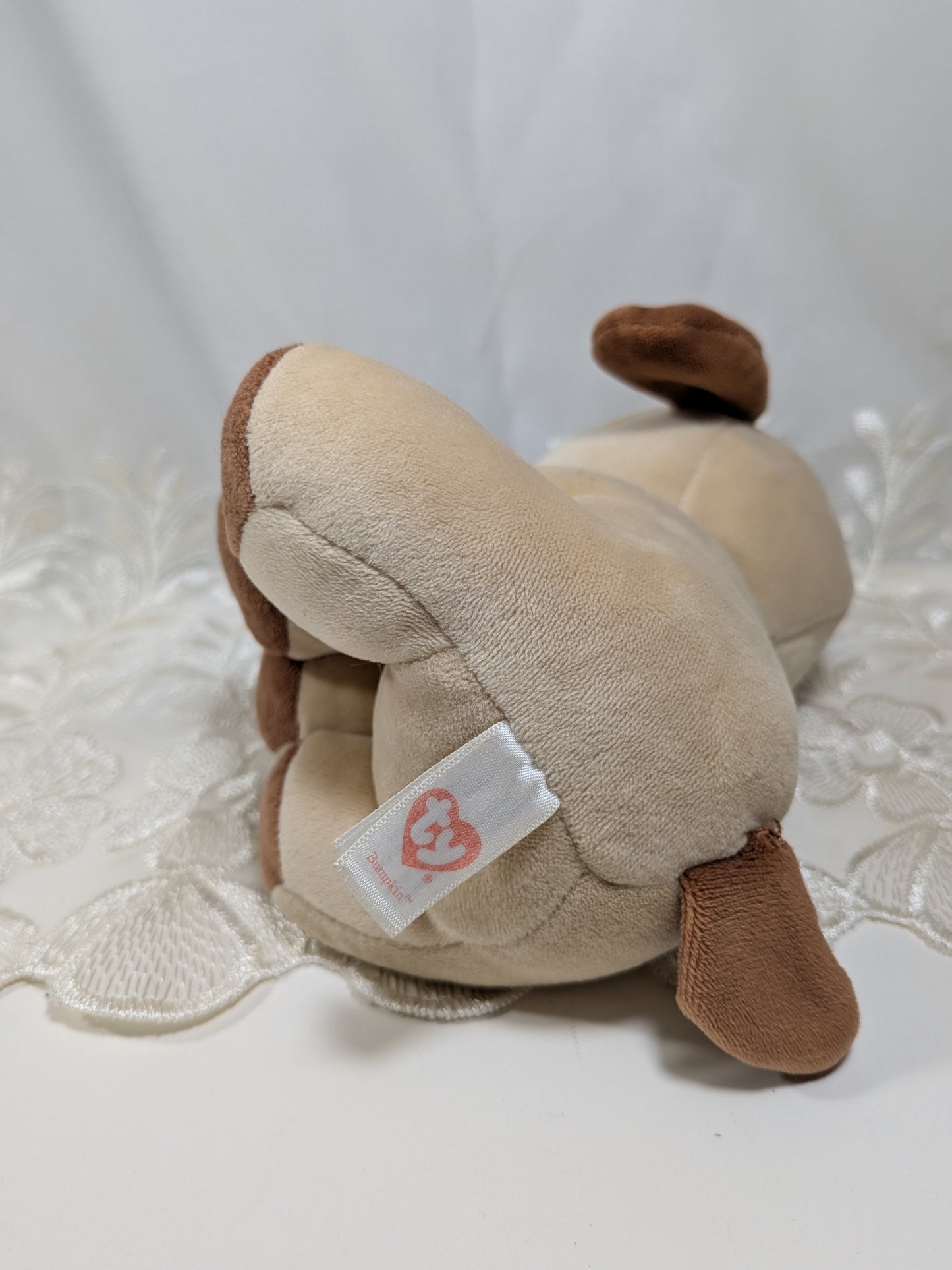 Ty Baby Collection - Bumpkin The Brown Dog (6in) No Hang Tag - Vintage Beanies Canada