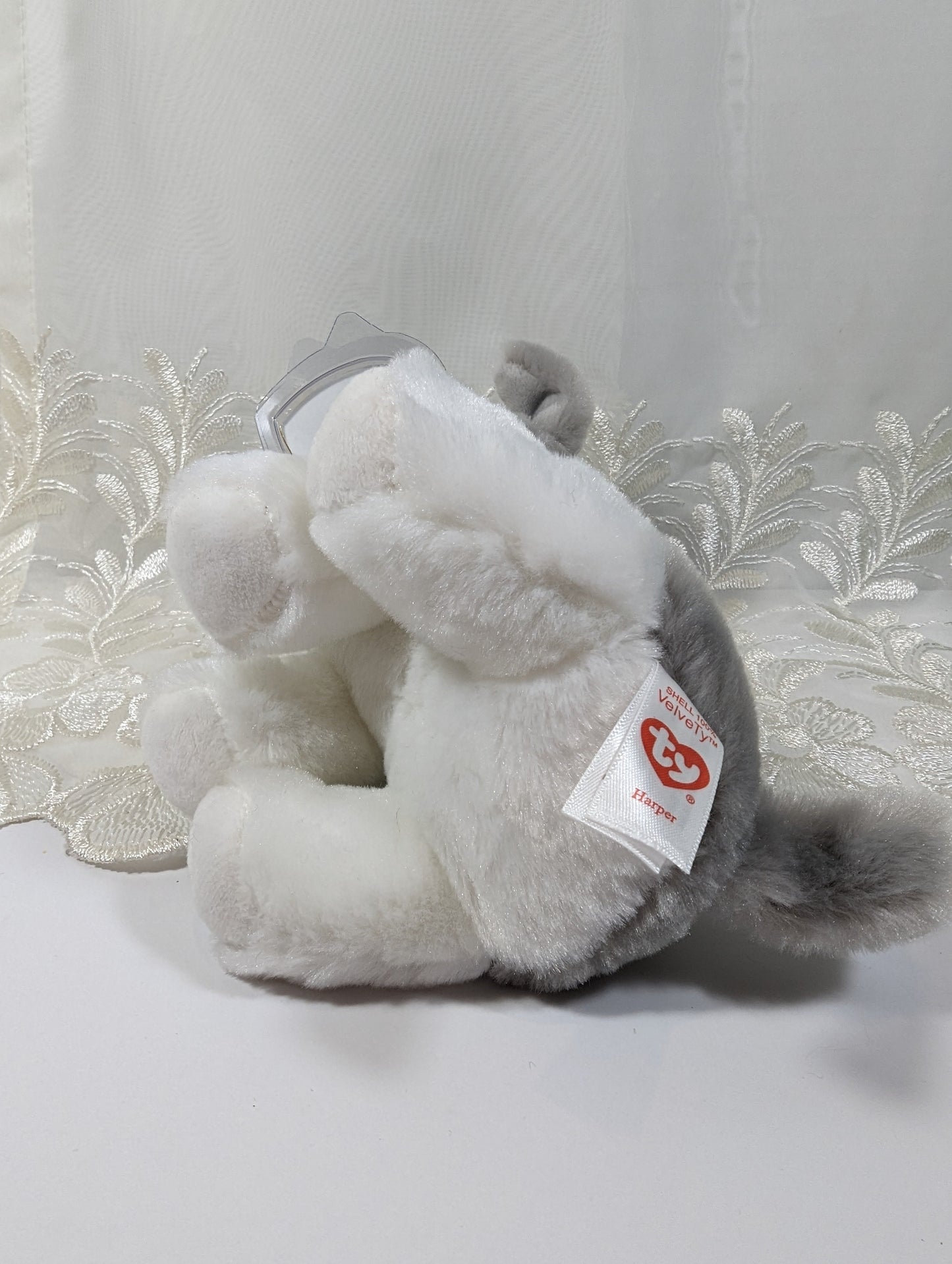 Ty Beanie Babies - Harper The Grey Schnauzer Dog (6in) - Vintage Beanies Canada