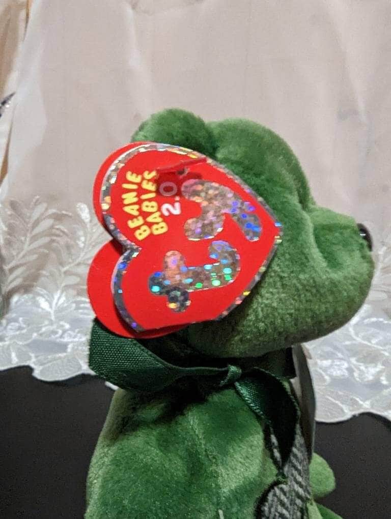 Ty Beanie Baby 2.0 - Luckier The St. Patrick's Day Bear (9in) - Vintage Beanies Canada