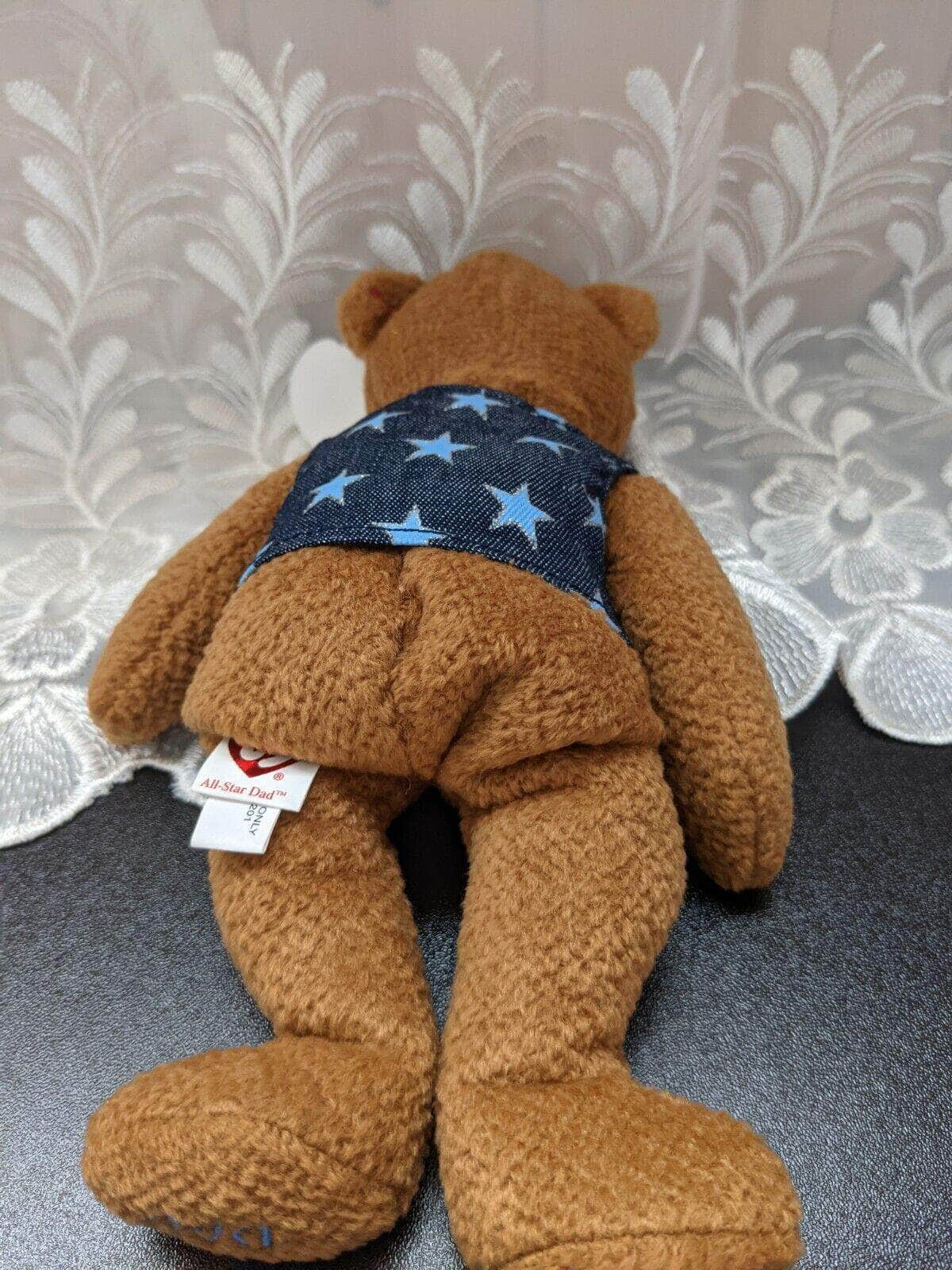 Ty Beanie Baby - All Star Dad The Bear - Father's Day bear (8.5in) - Vintage Beanies Canada