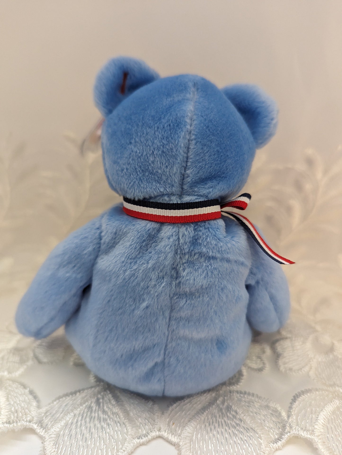 Ty Beanie Baby - America The Blue Bear (8.5IN) - Vintage Beanies Canada