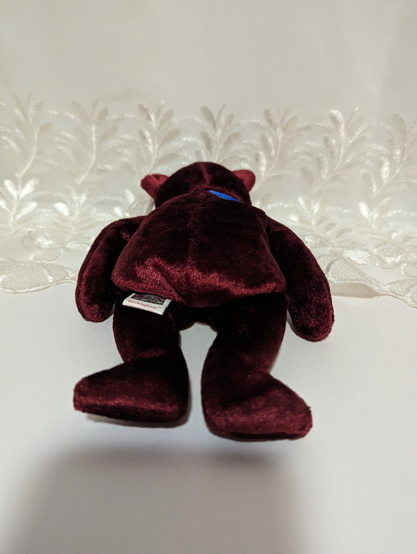 Ty Beanie Baby - Buckingham The Burgundy Bear (8.5in) - Vintage Beanies Canada