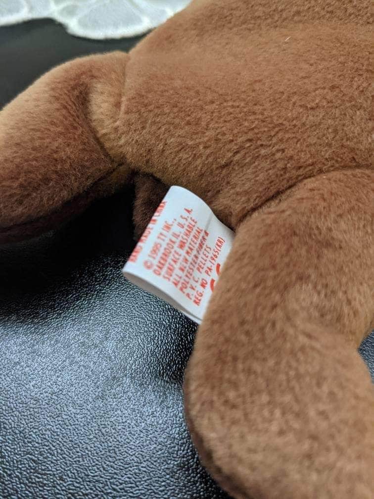 Ty Beanie Baby - Bucky The Beaver - 3 Gen Hang Tag & 2nd Gen Tush Tag.*Rare* - Vintage Beanies Canada