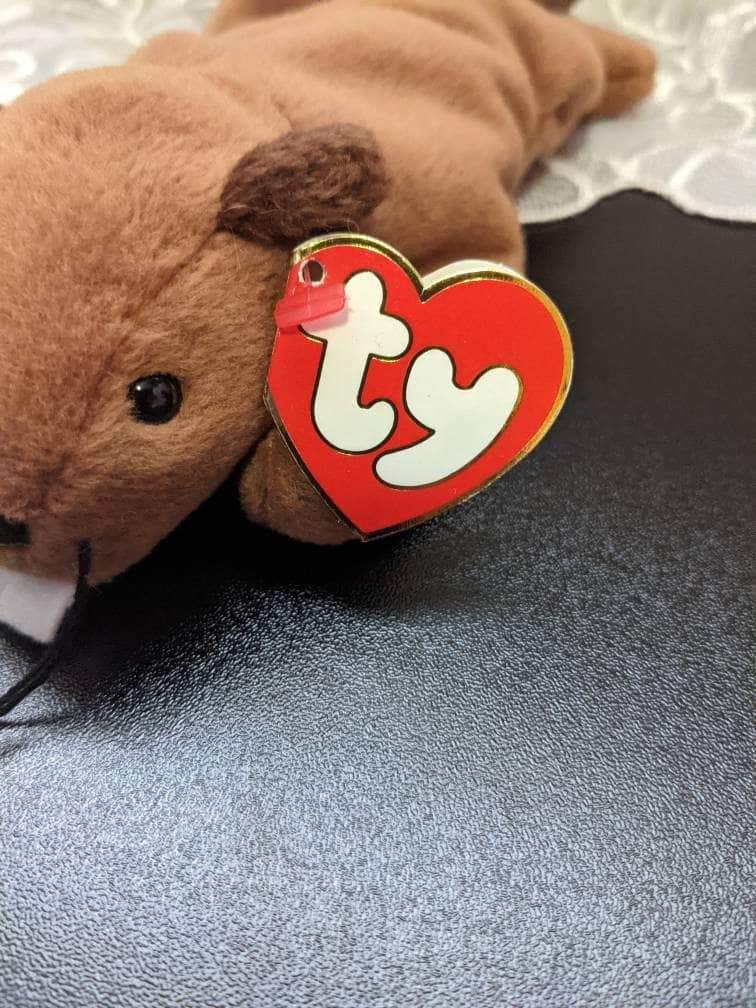 Ty Beanie Baby - Bucky The Beaver - 3 Gen Hang Tag & 2nd Gen Tush Tag.*Rare* - Vintage Beanies Canada