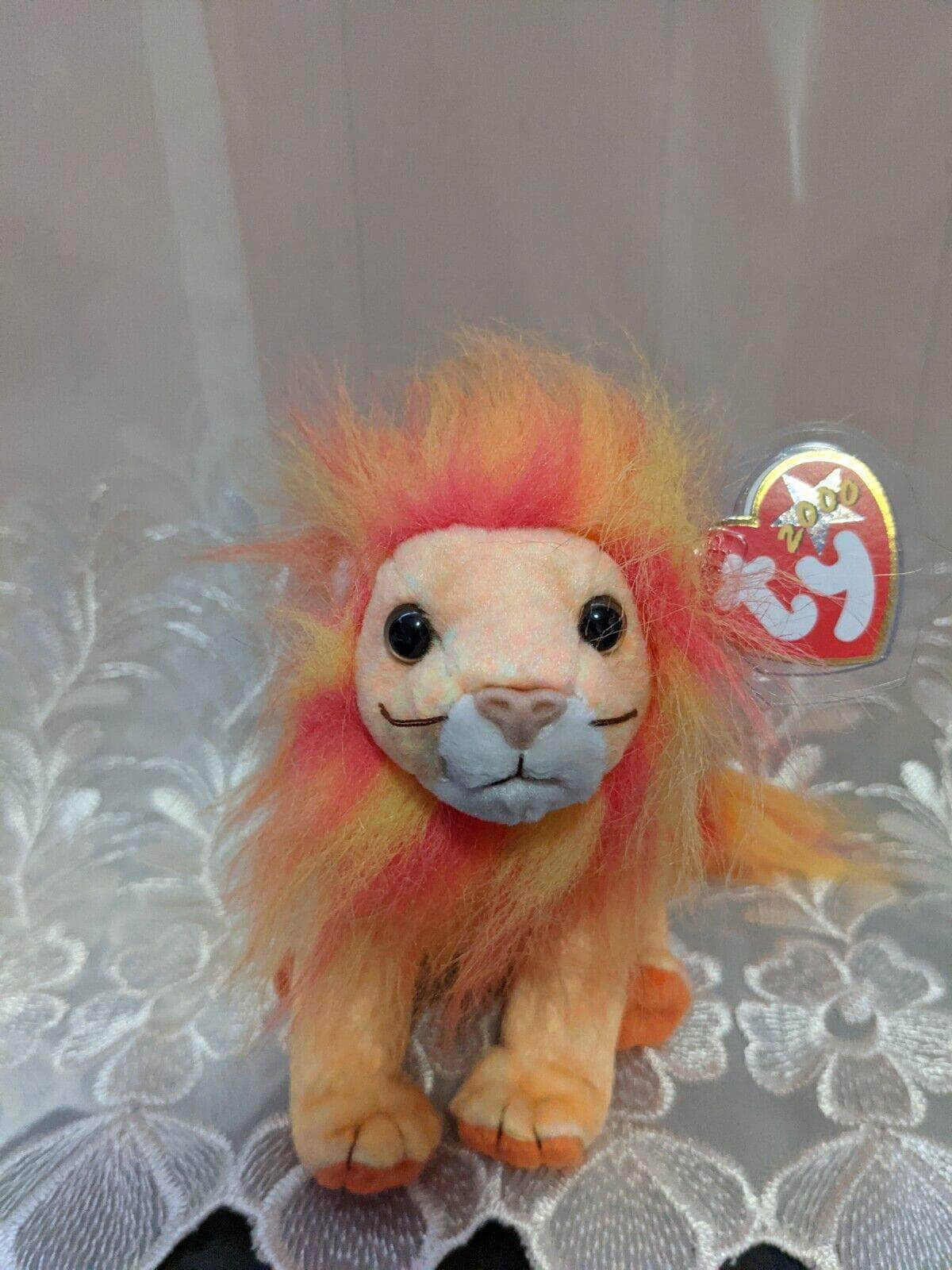 Ty Beanie Baby Bushy The Lion (7in) Vintage Beanies Canada