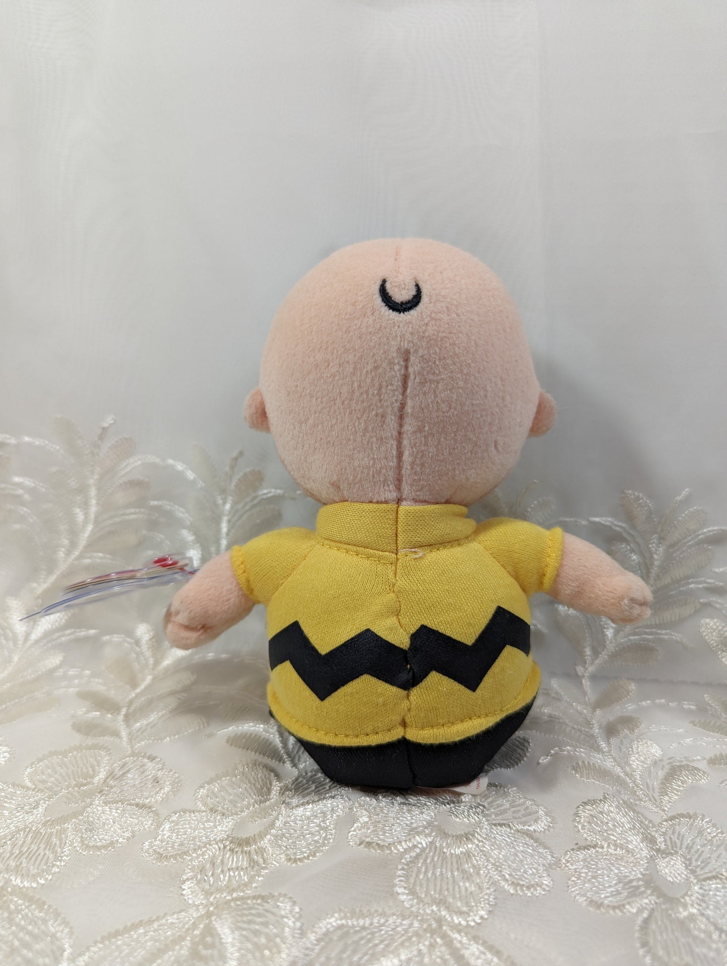 Ty Beanie Baby - Charlie Brown From The Peanuts (7in) Creased Tag, No Sound - Vintage Beanies Canada