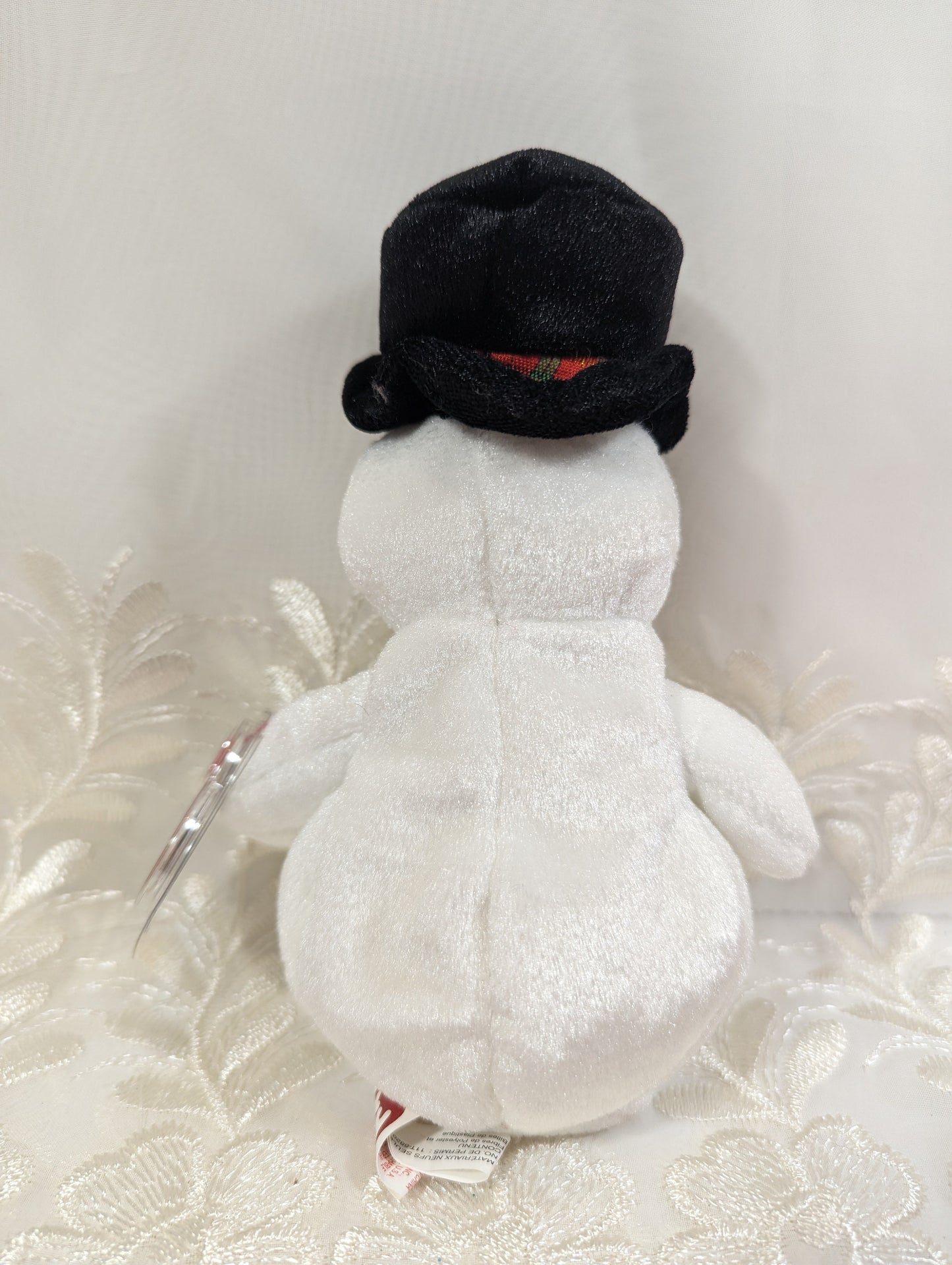 Ty Beanie Baby - Coolston The Snowman (6in) - Vintage Beanies Canada