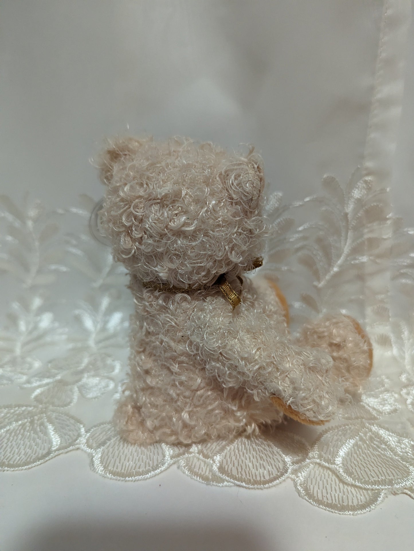 Ty Beanie Baby - Curls The Bear (6in) Faded Hang Tag - Vintage Beanies Canada
