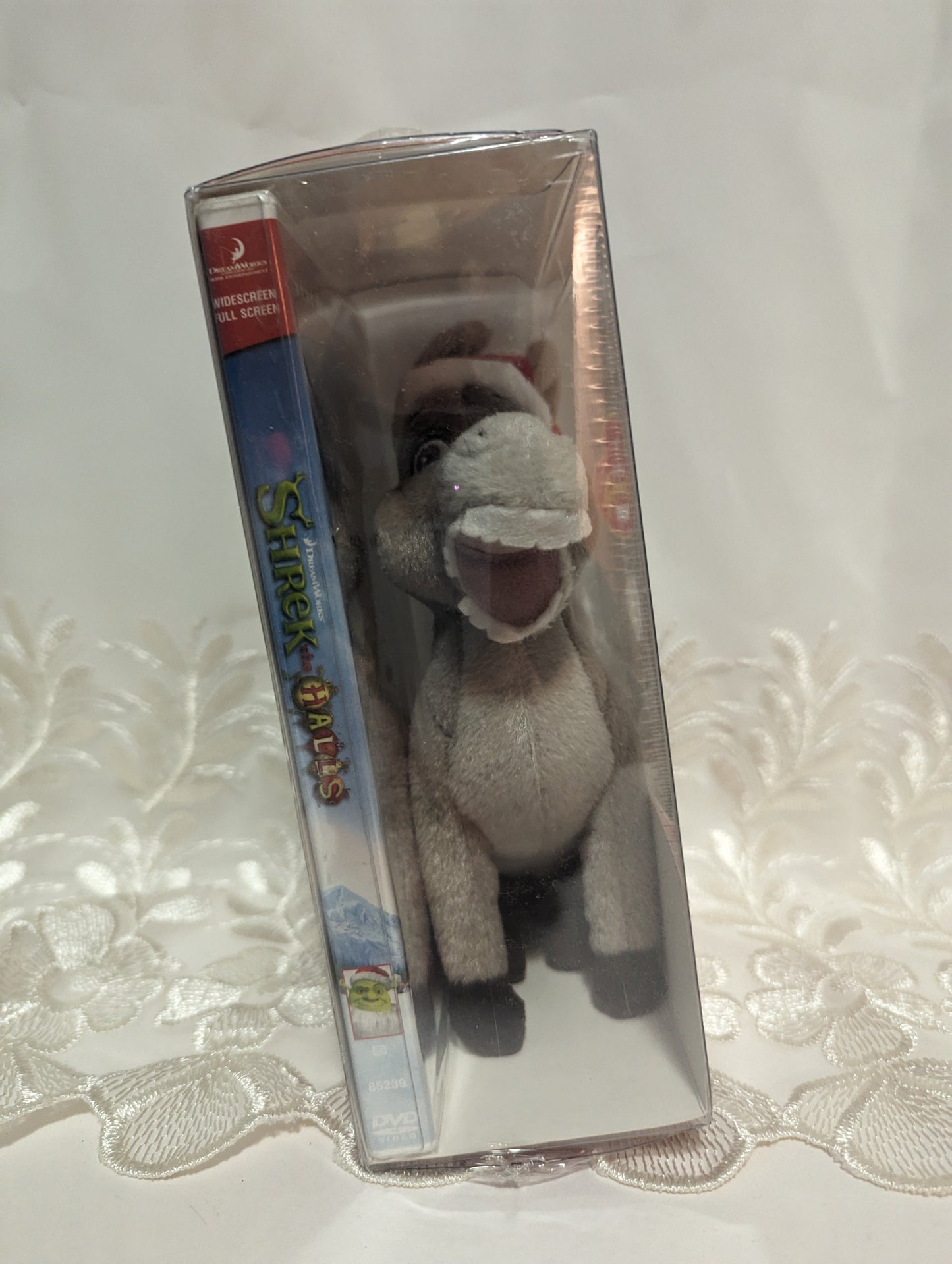 Ty Beanie Baby Donkey + Shrek The Halls DVD Set - BNIB *Very Rare* - Vintage Beanies Canada