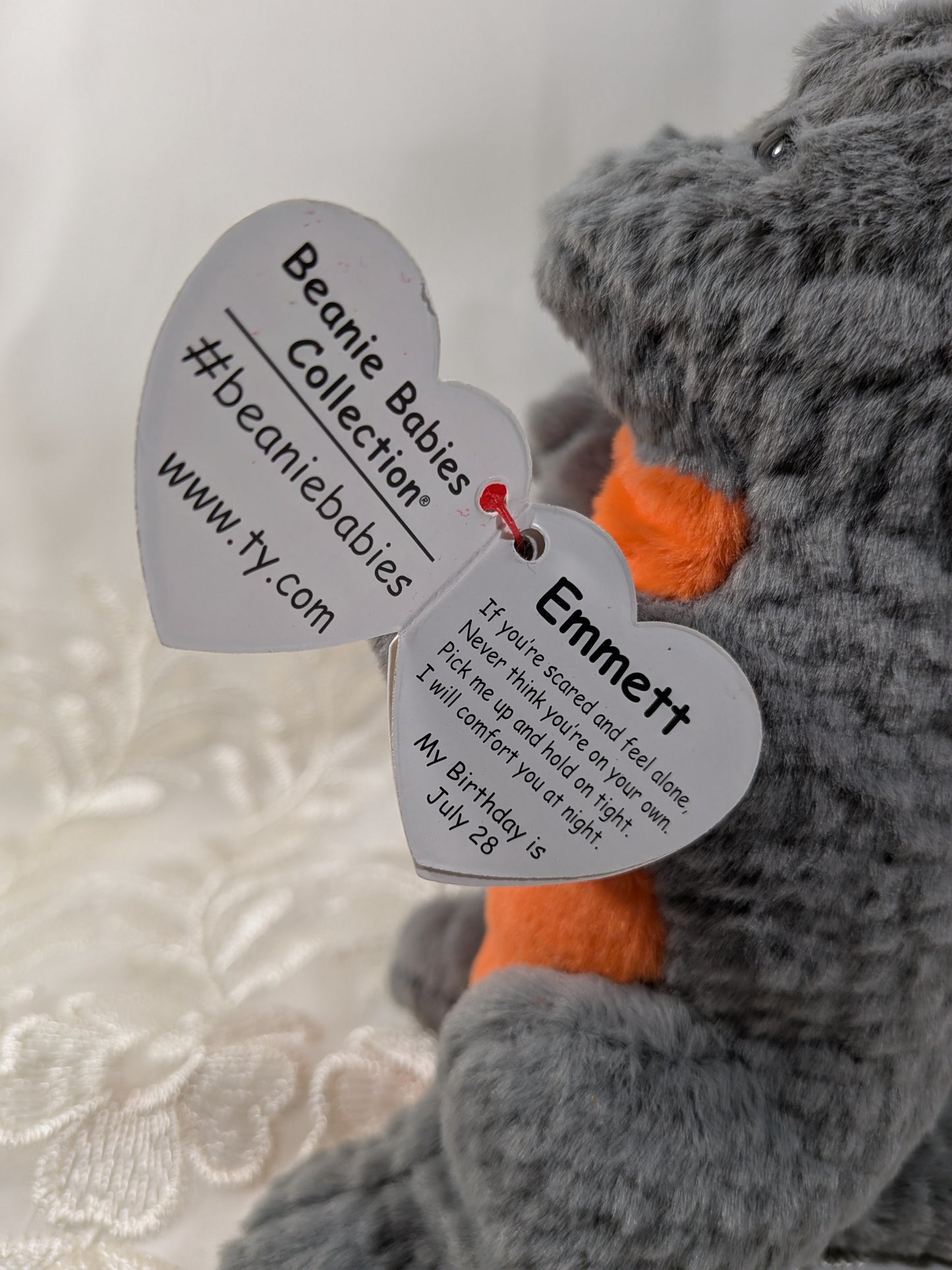 Ty Beanie Baby - Emmett The T Rex - 30th Anniversary (6 In) - Vintage Beanies Canada