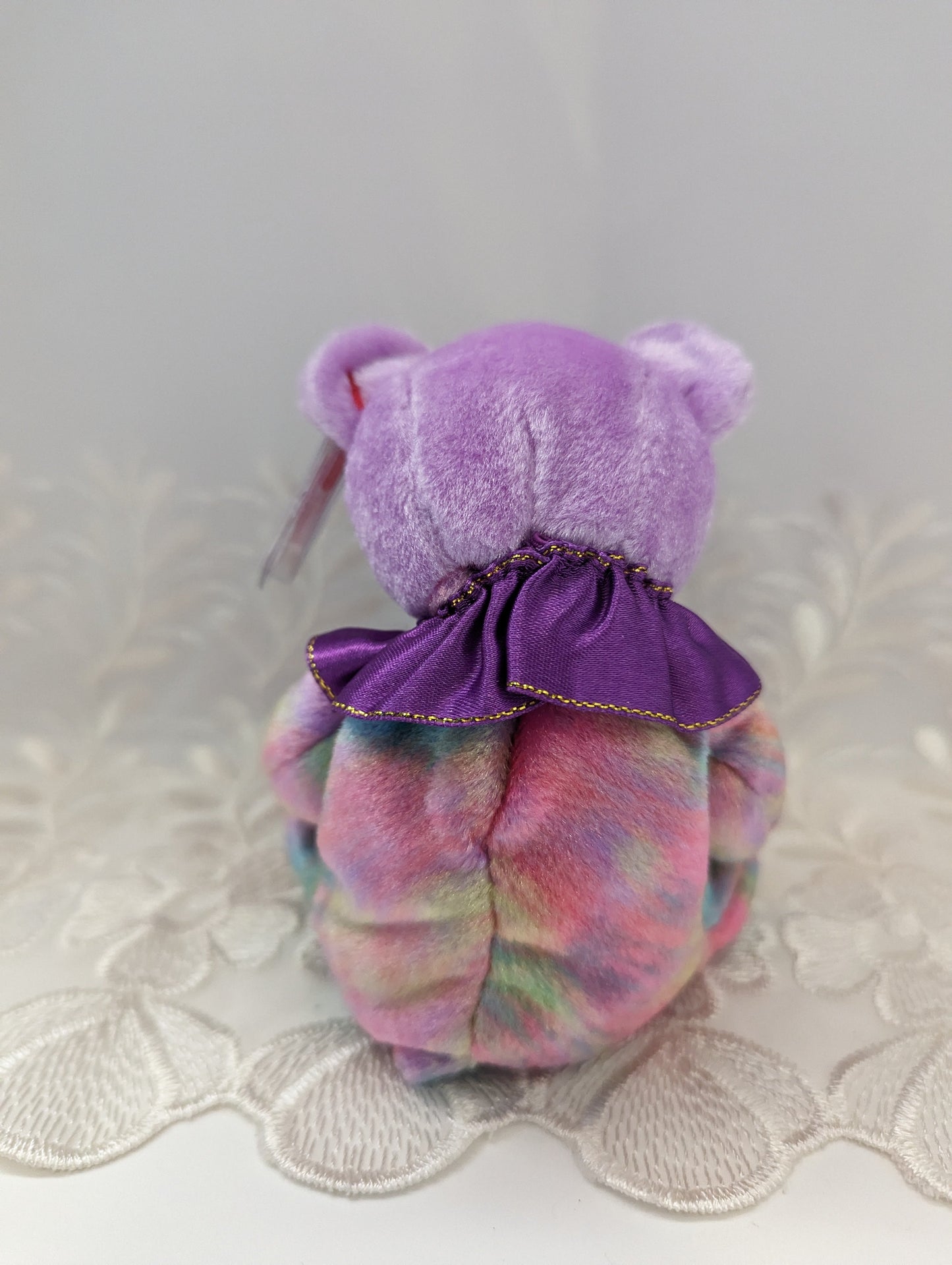 Ty Beanie Baby - February The Birthday Clown Bear (6in) - Vintage Beanies Canada