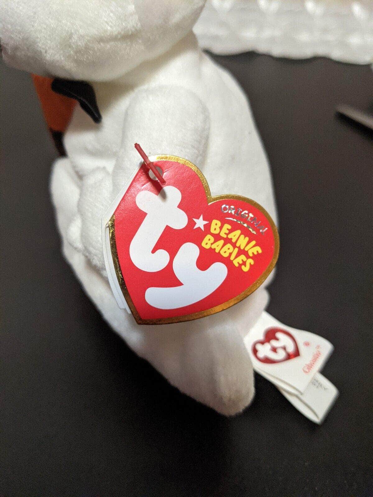 Ty Beanie Baby - Ghostio The Halloween Ghost (7in) - Vintage Beanies Canada
