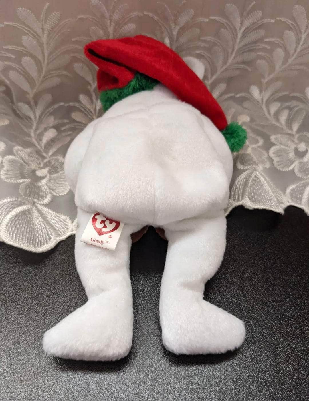 Ty Beanie Baby - Goody The Christmas Bear With Gingerbread Man (9in) - Vintage Beanies Canada