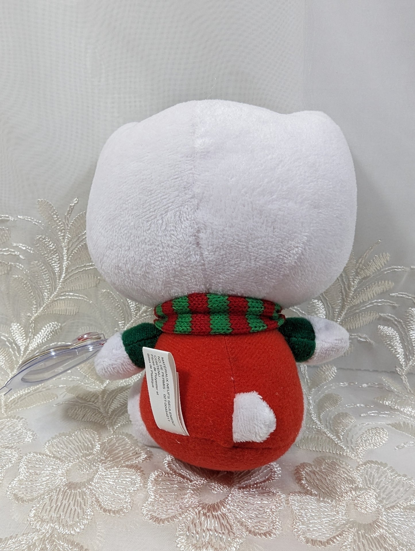 Ty Beanie Baby - Hello Kitty with Green and Red Scarf (6in) Near Mint Tag - Vintage Beanies Canada