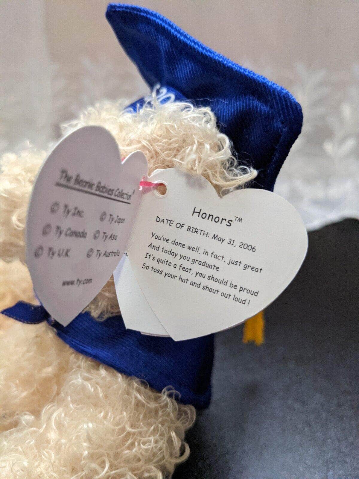 Ty Beanie Baby - Honors Class of 2006 Bear (6in) - Vintage Beanies Canada
