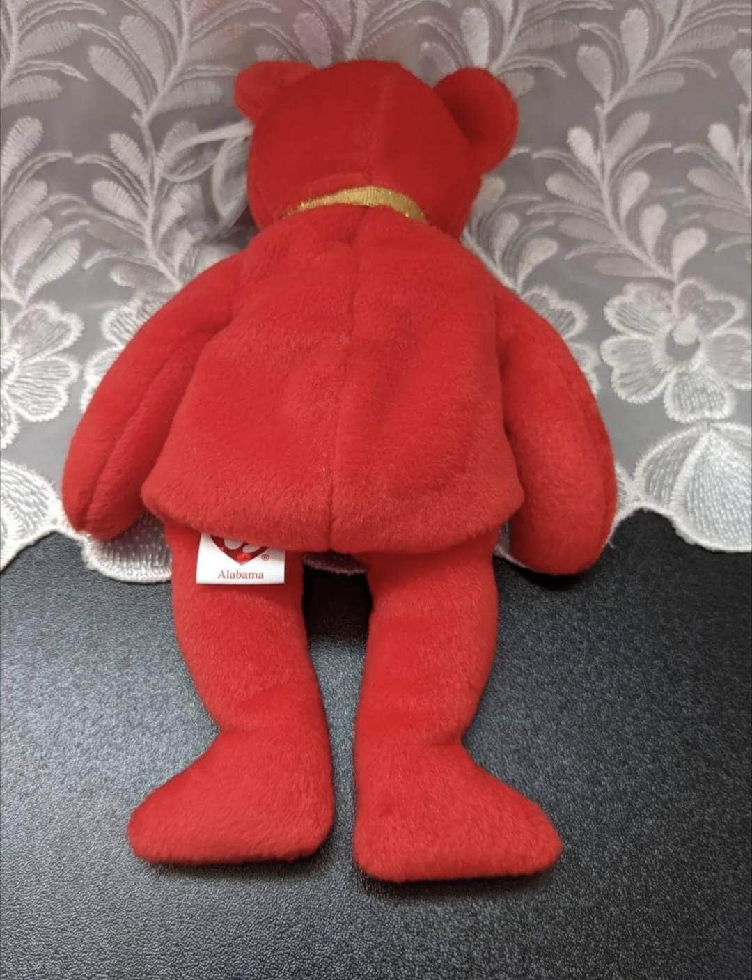 Ty Beanie Baby - I Love Alabama The Red Bear (8.5in) - Vintage Beanies Canada