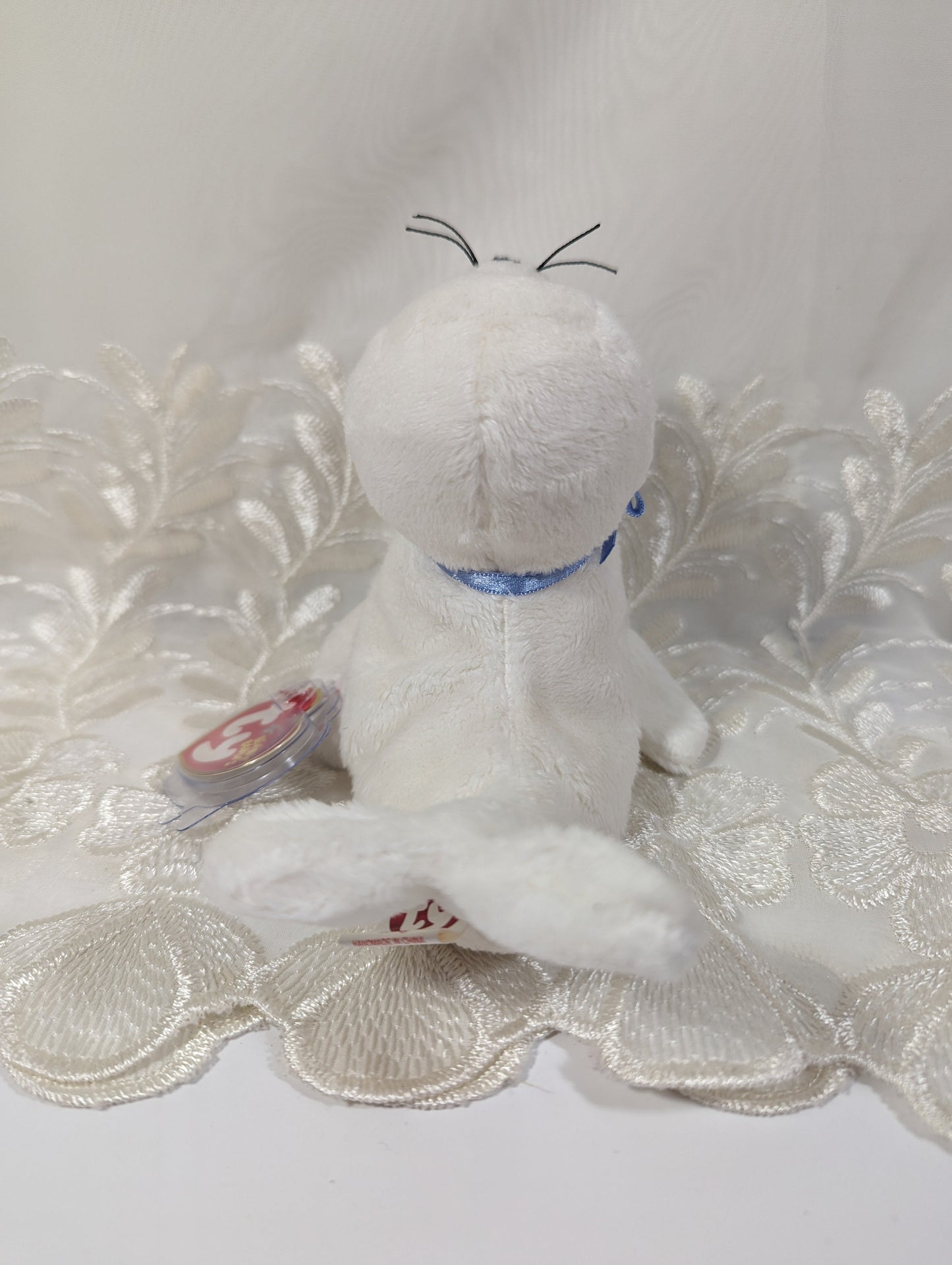 Ty Beanie Baby - Icing the White Seal (6.5 in) Non - mint Tag - Vintage Beanies Canada