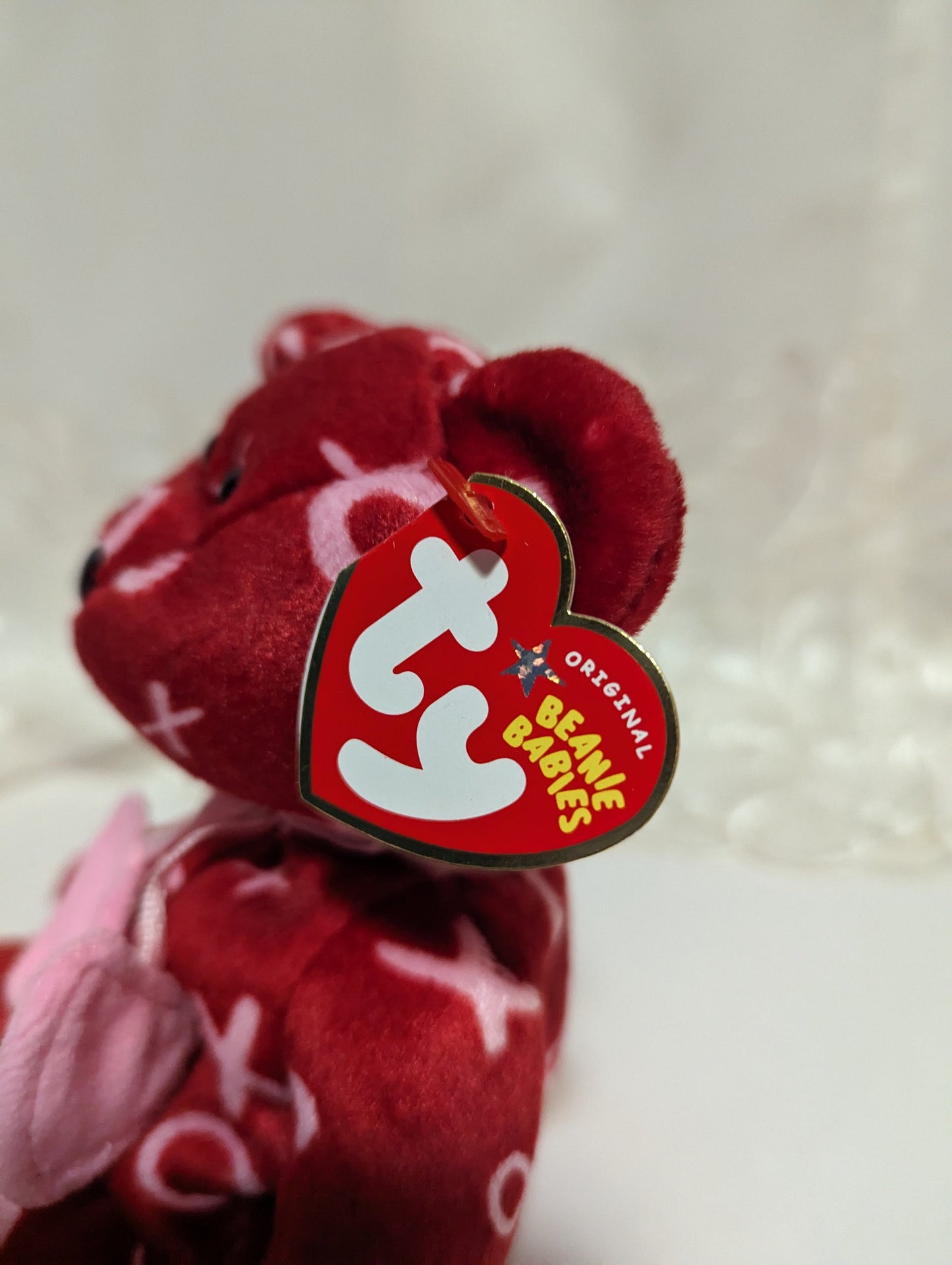 Ty Beanie Baby - Kiss-Kiss The Bear (8.5in) - Vintage Beanies Canada