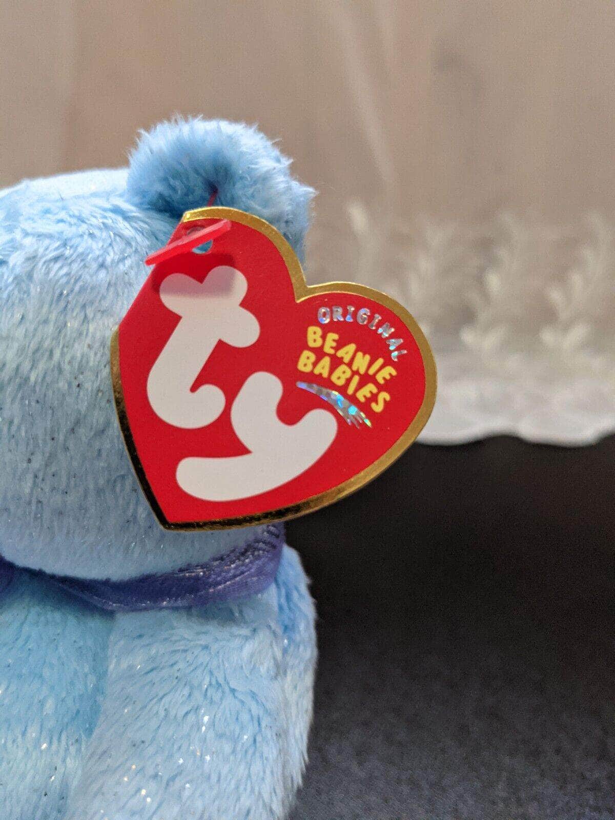 Ty Beanie Baby - Lani The Blue Bear (6in) - Vintage Beanies Canada