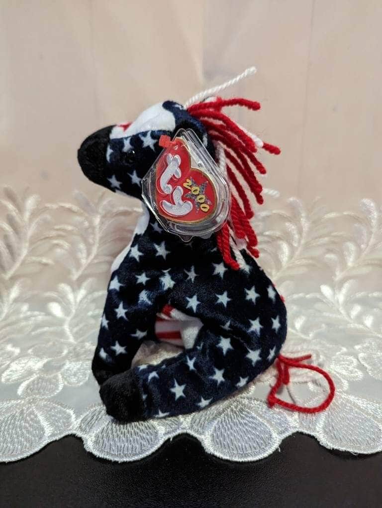 Ty Beanie Baby - Lefty 2000 The Donkey (6in) - Vintage Beanies Canada