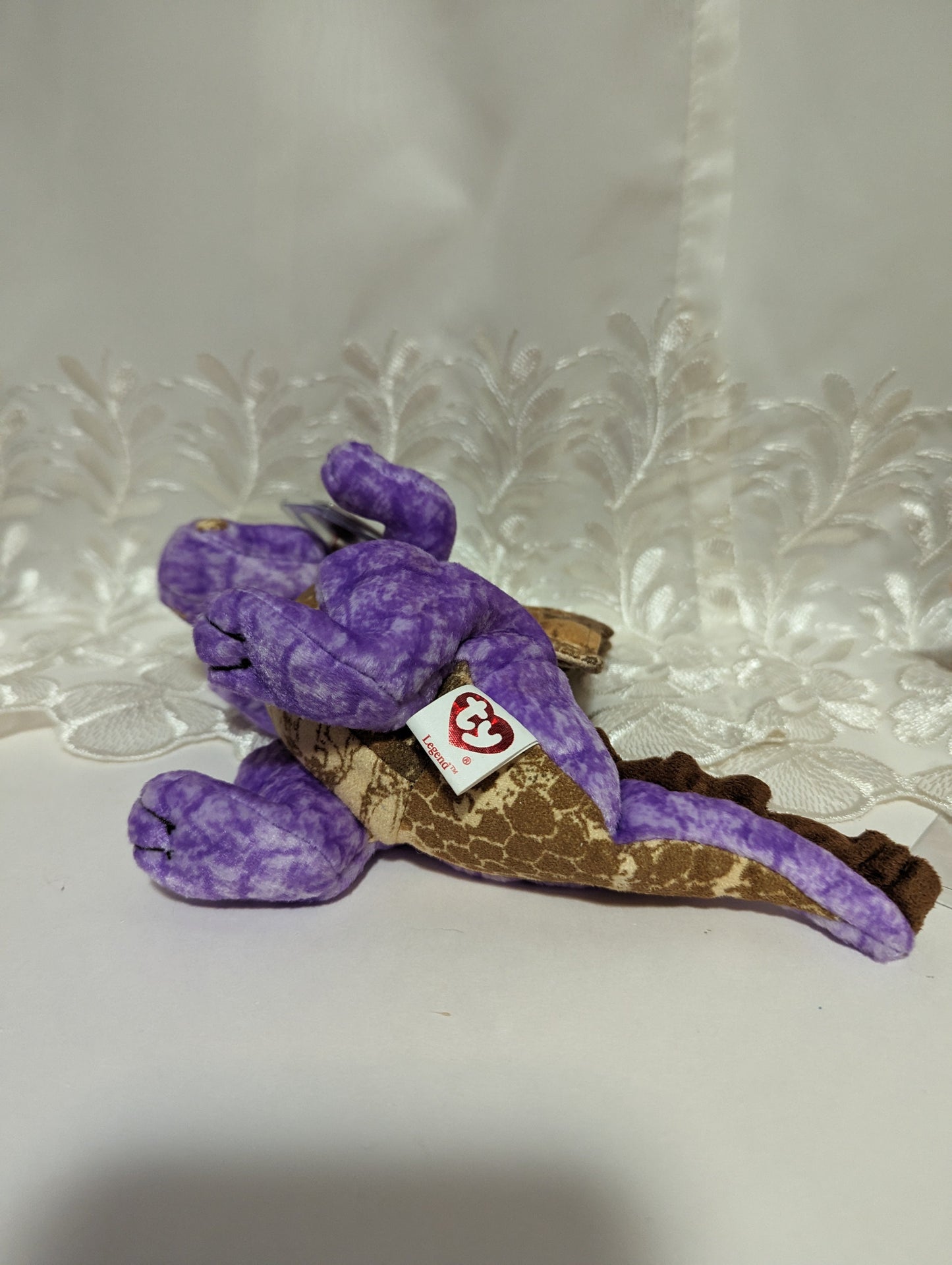 Ty Beanie Baby - Legend The Purple Dragon (6in) - Vintage Beanies Canada