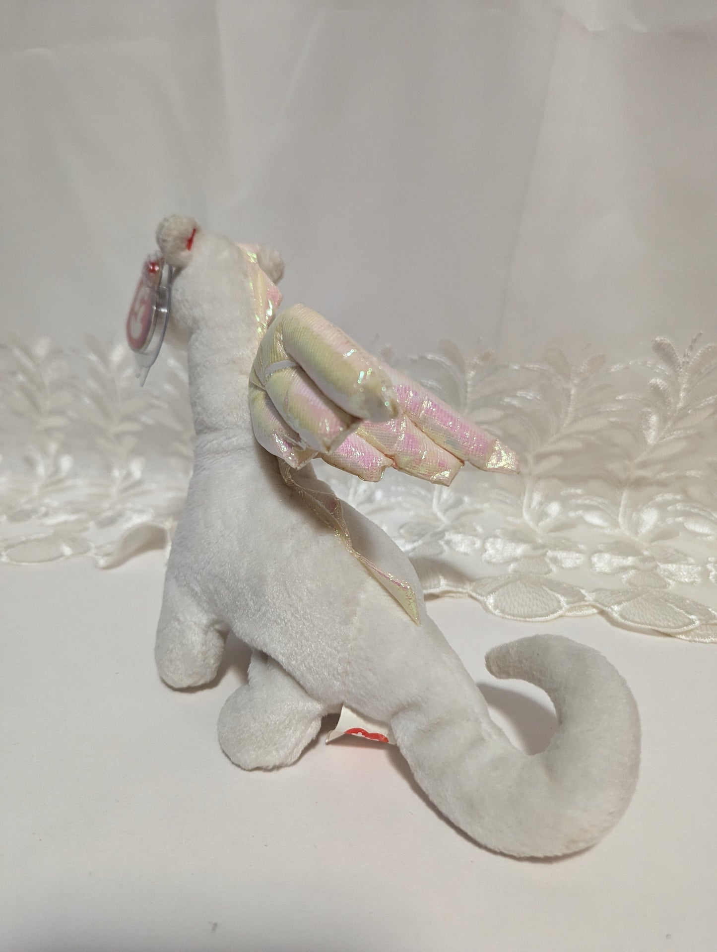 Ty Beanie Baby - Magic The Dragon (7in) Third Gen Hang Tag - Pre-owned - See description. - Vintage Beanies Canada