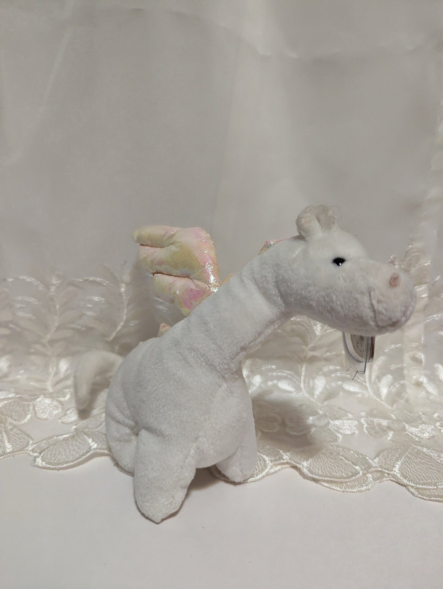 Ty Beanie Baby - Magic The Dragon (7in) Third Gen Hang Tag - Pre-owned - See description. - Vintage Beanies Canada
