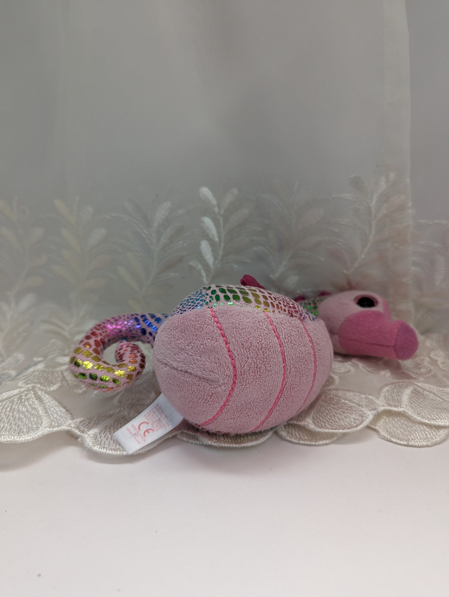 Ty Beanie Baby - Majestic The Seahorse (6in) Metallic Print - No Hang Tag - Vintage Beanies Canada