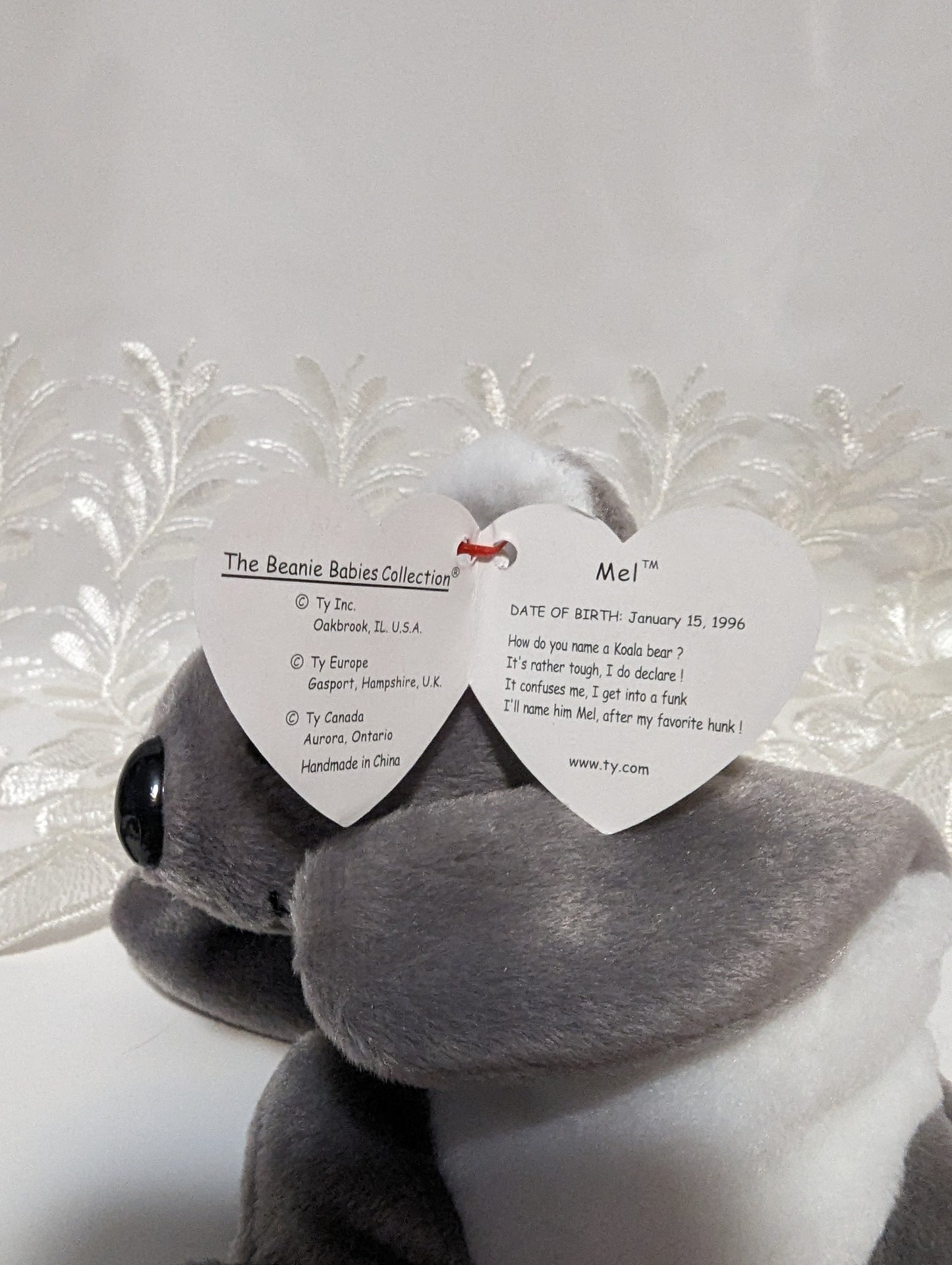 Ty Beanie Baby - Mel The Koala (8in) - Vintage Beanies Canada
