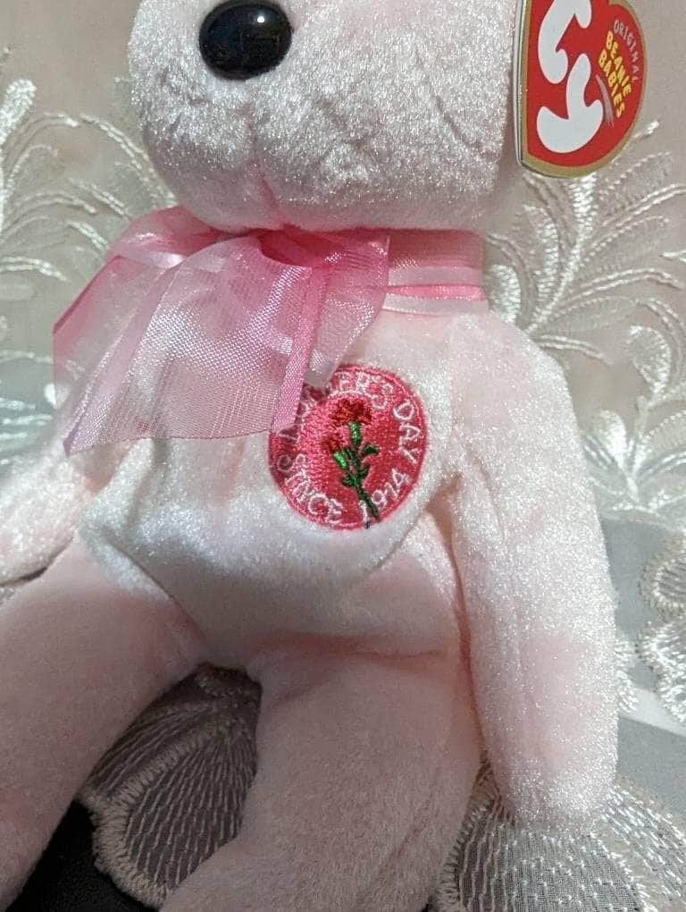 Ty Beanie Baby - Mom-e The Pink Mother's Day Bear (9in) - Vintage Beanies Canada
