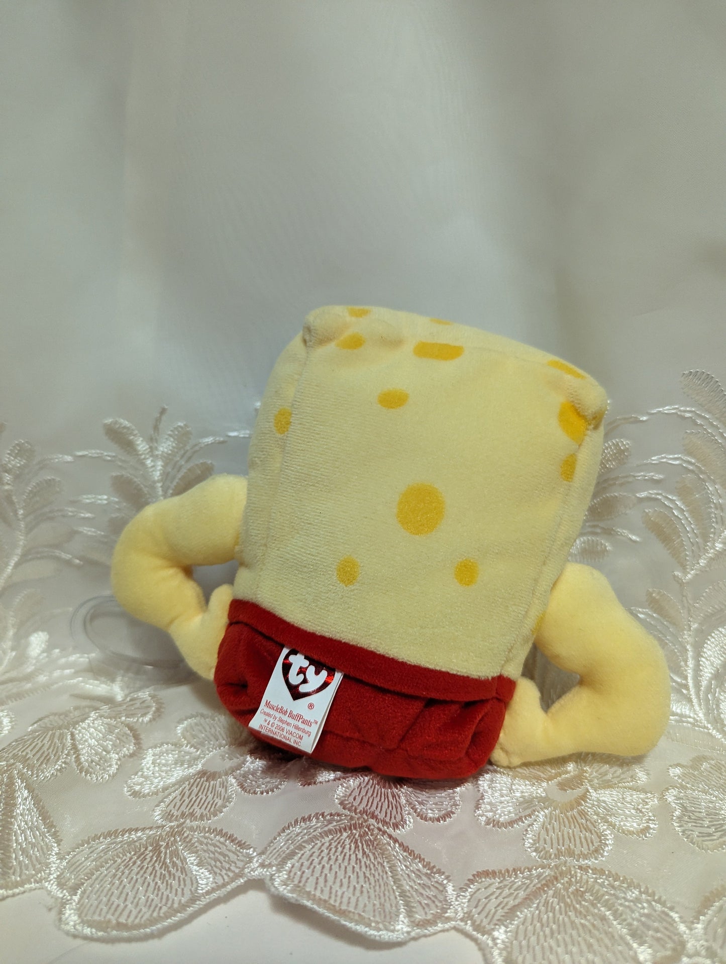 Ty Beanie Baby - Musclebob Buffpants SpongeBob (6in) Near Mint - Vintage Beanies Canada