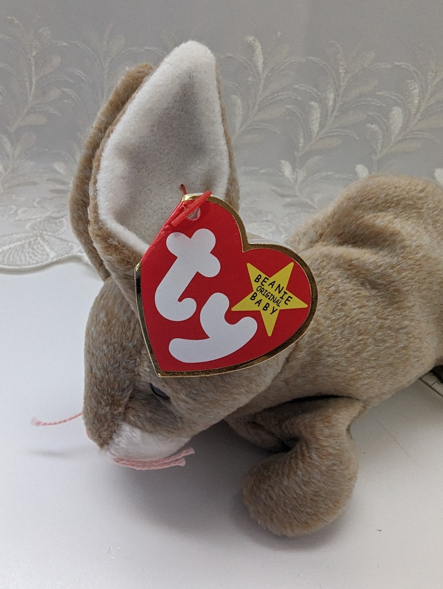 Ty Beanie Baby - Nibbly The Bunny Rabbit (6in) - Vintage Beanies Canada