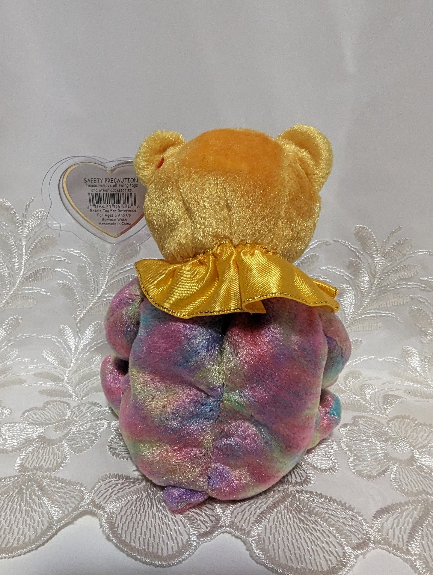Ty Beanie Baby - November Birthday Clown Bear (6in) - Vintage Beanies Canada