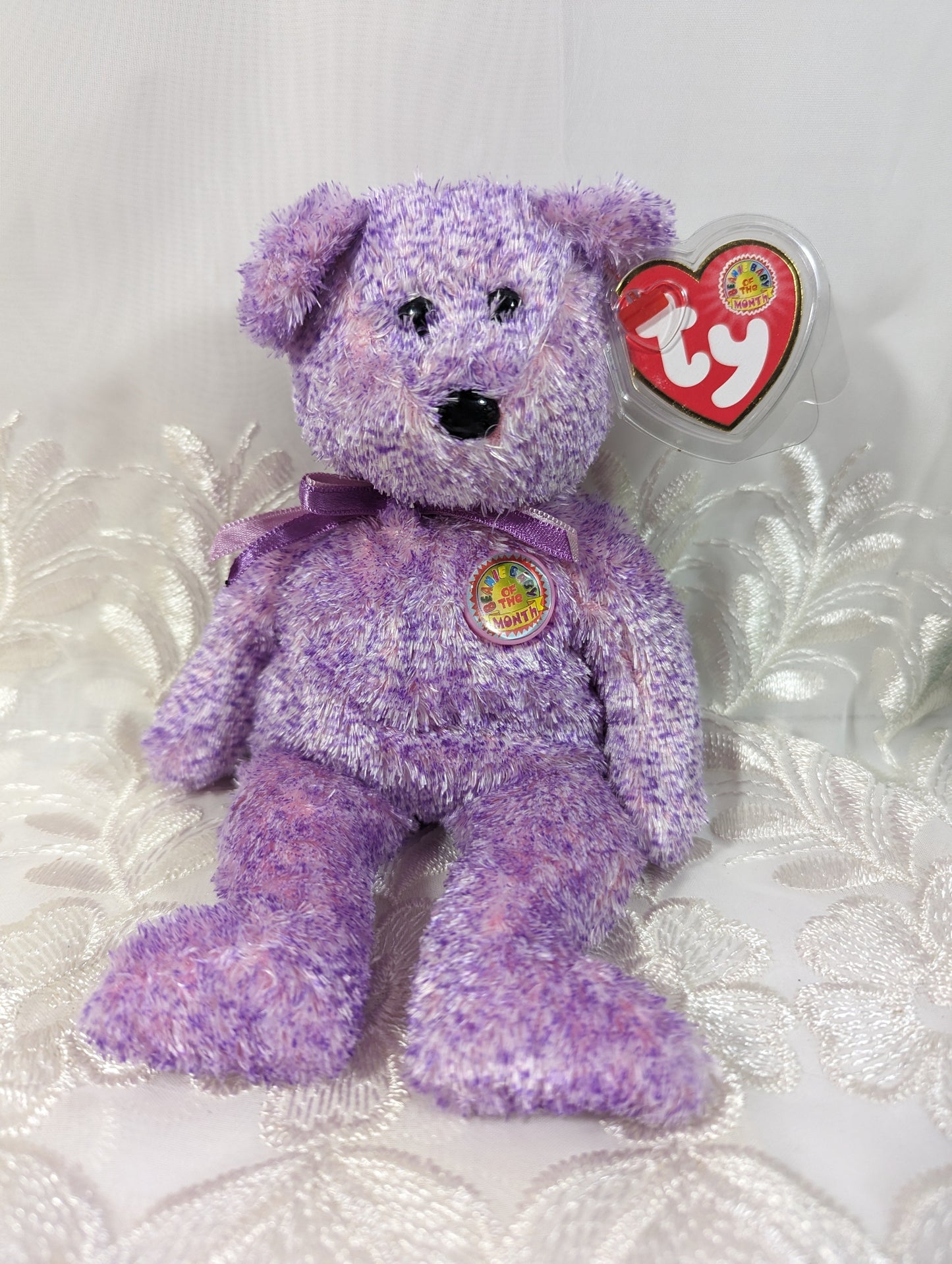 Ty Beanie Baby of the Month - Dabbles The Purple Bear (8.5in) May 2006 - Vintage Beanies Canada