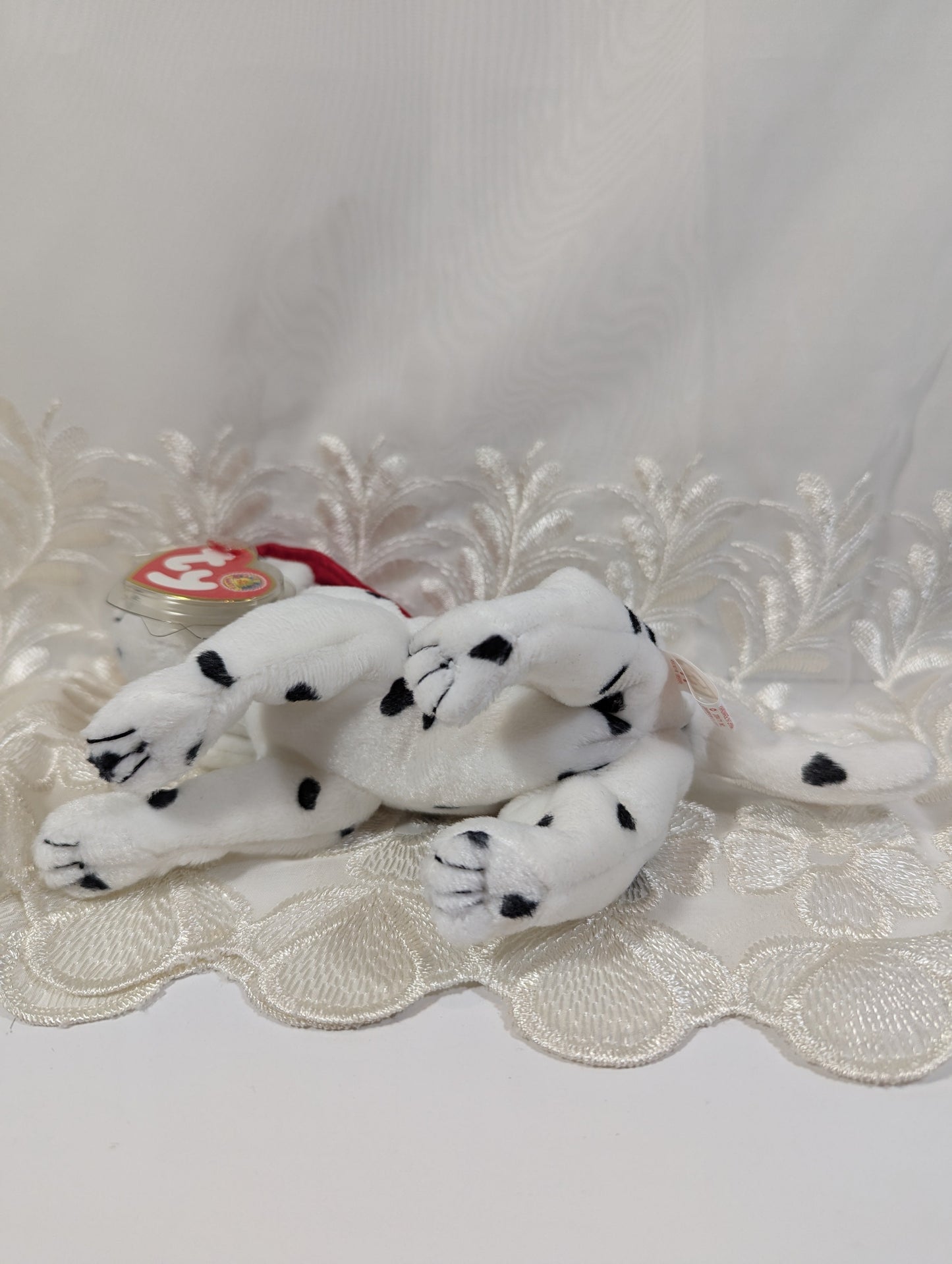 Ty Beanie Baby Of The Month - Fireplug The Dalmatian (6in) October 2004 - Vintage Beanies Canada
