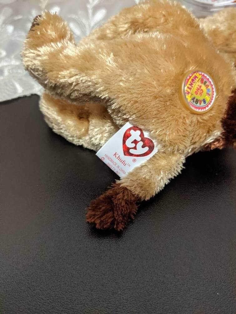 Ty Beanie Baby Of The Month - Khufu The Camel - August 2003 (8in) - Vintage Beanies Canada