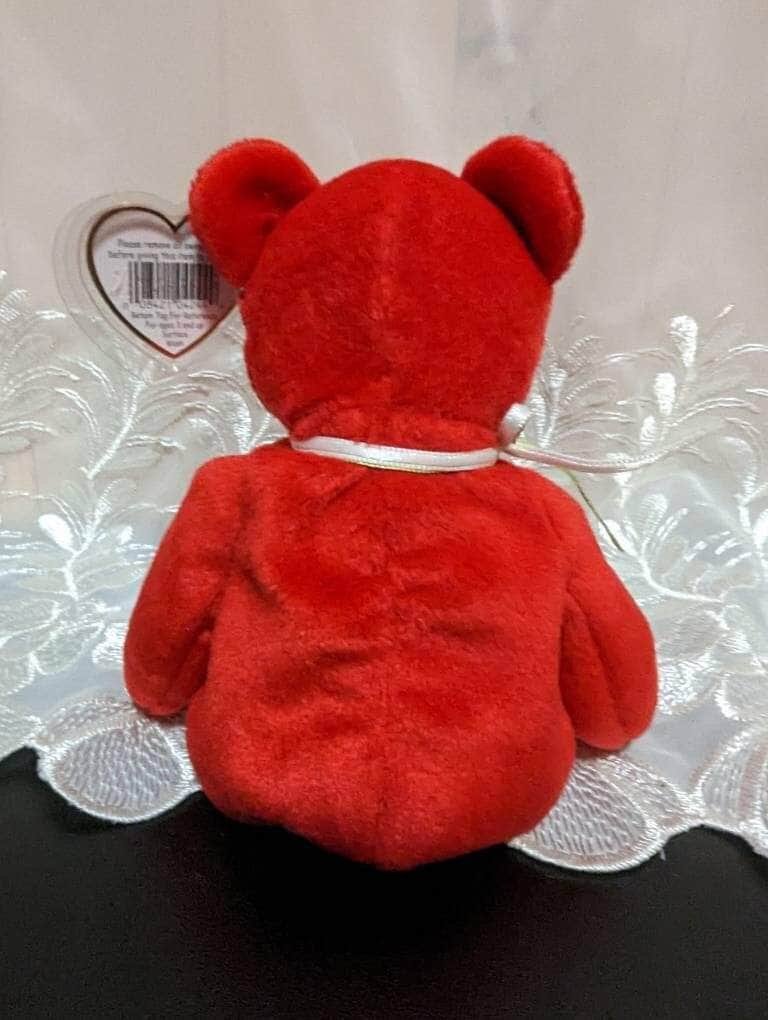 Ty Beanie Baby - Osito the Red Mexico Bear with Mexican flag (8.5in) - Vintage Beanies Canada