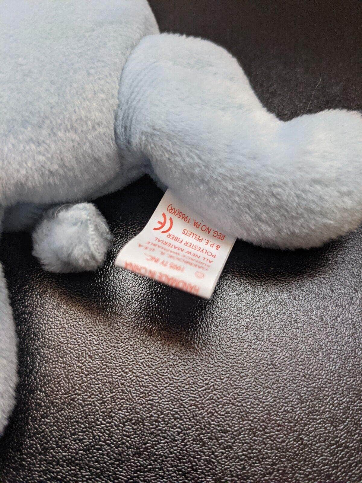 Ty Beanie Baby - Peanut the elephant (8in) - Vintage Beanies Canada