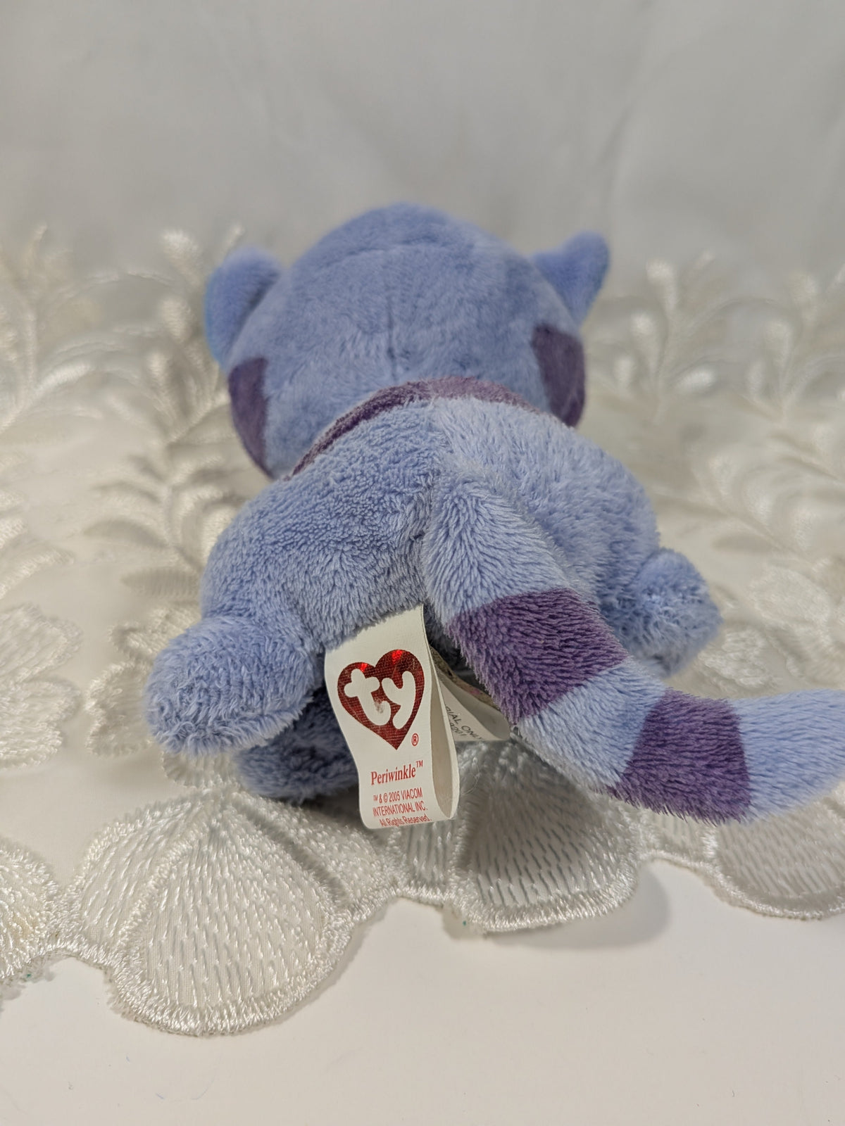 Ty Beanie Baby - Periwinkle the Cat from Blues Clues (6 in) No Tag - Vintage Beanies Canada