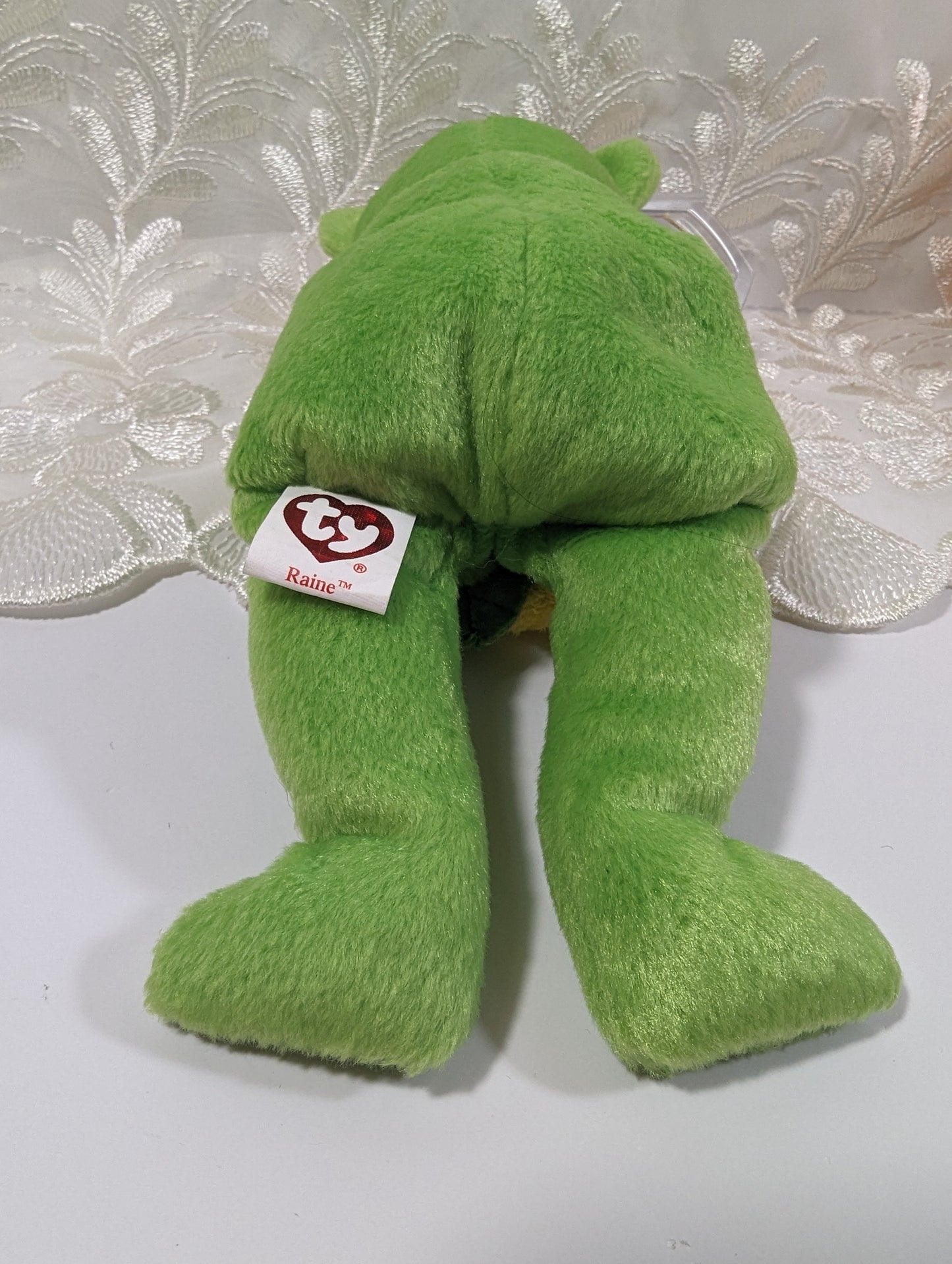 Ty Beanie Baby - Raine The Green Bear (8.5in) *Rare* Ty Store Exclusive - Vintage Beanies Canada