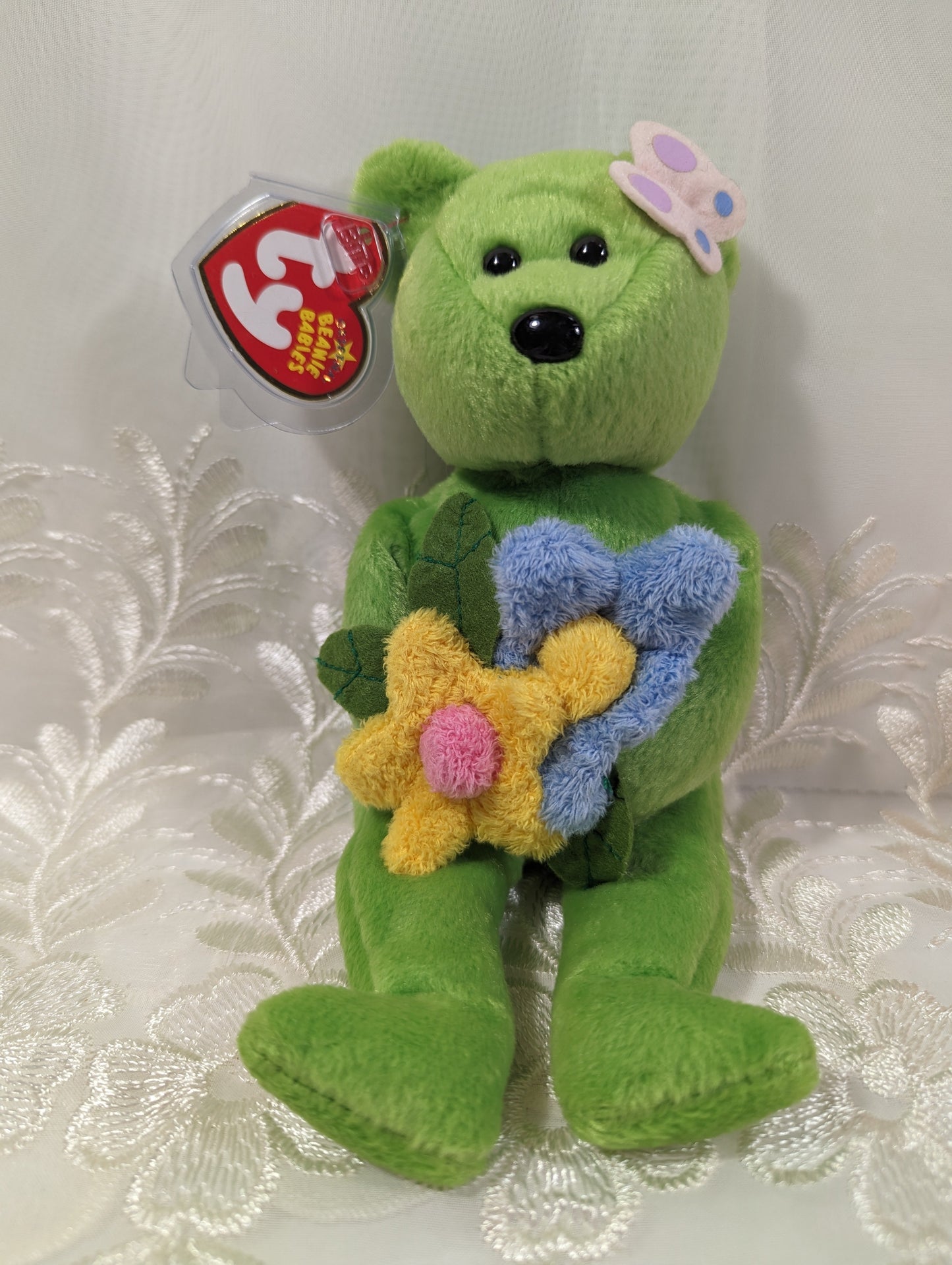 Ty Beanie Baby - Raine The Green Bear (8.5in) *Rare* Ty Store Exclusive - Vintage Beanies Canada