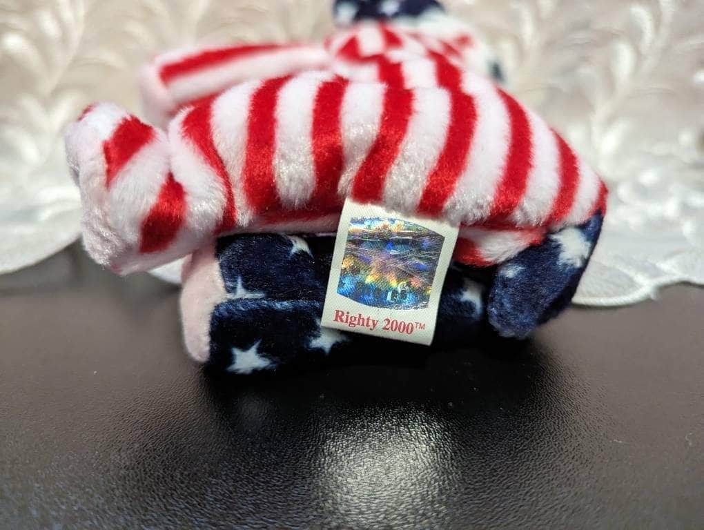 Ty Beanie Baby - Righty 2000 The Elephant (7in) - Vintage Beanies Canada