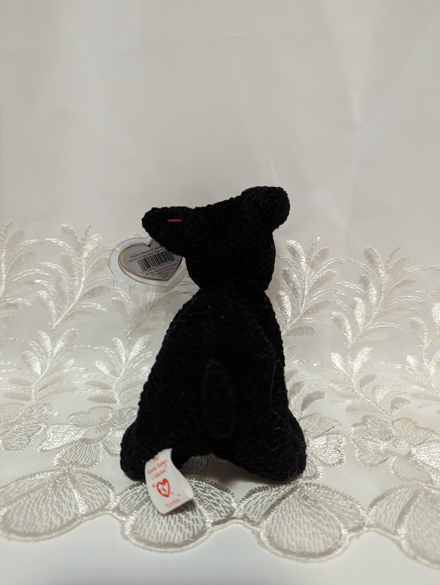 Ty Beanie Baby - Scottie The Black Terrier Dog (6in) - Vintage Beanies Canada