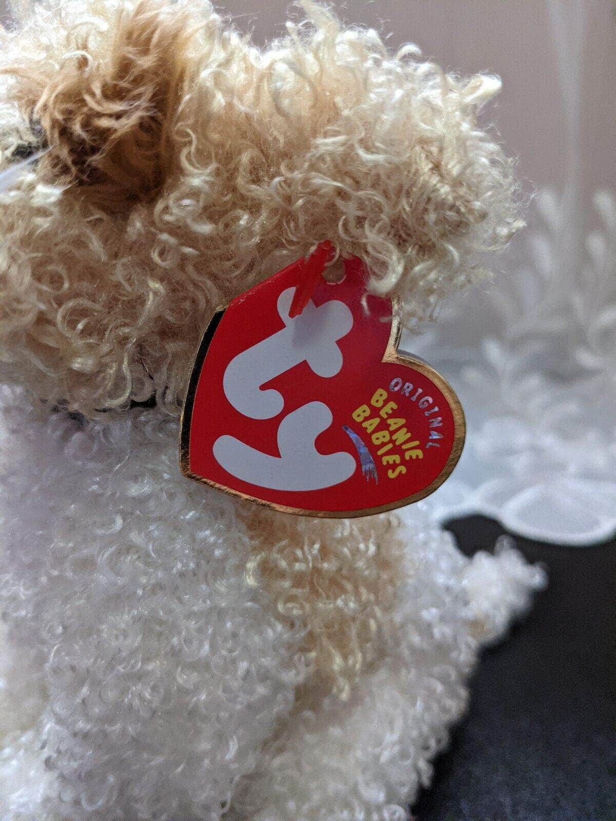 Ty Beanie Baby - Scrappy The Schnauzer Puppy Dog (6in) - Vintage Beanies Canada